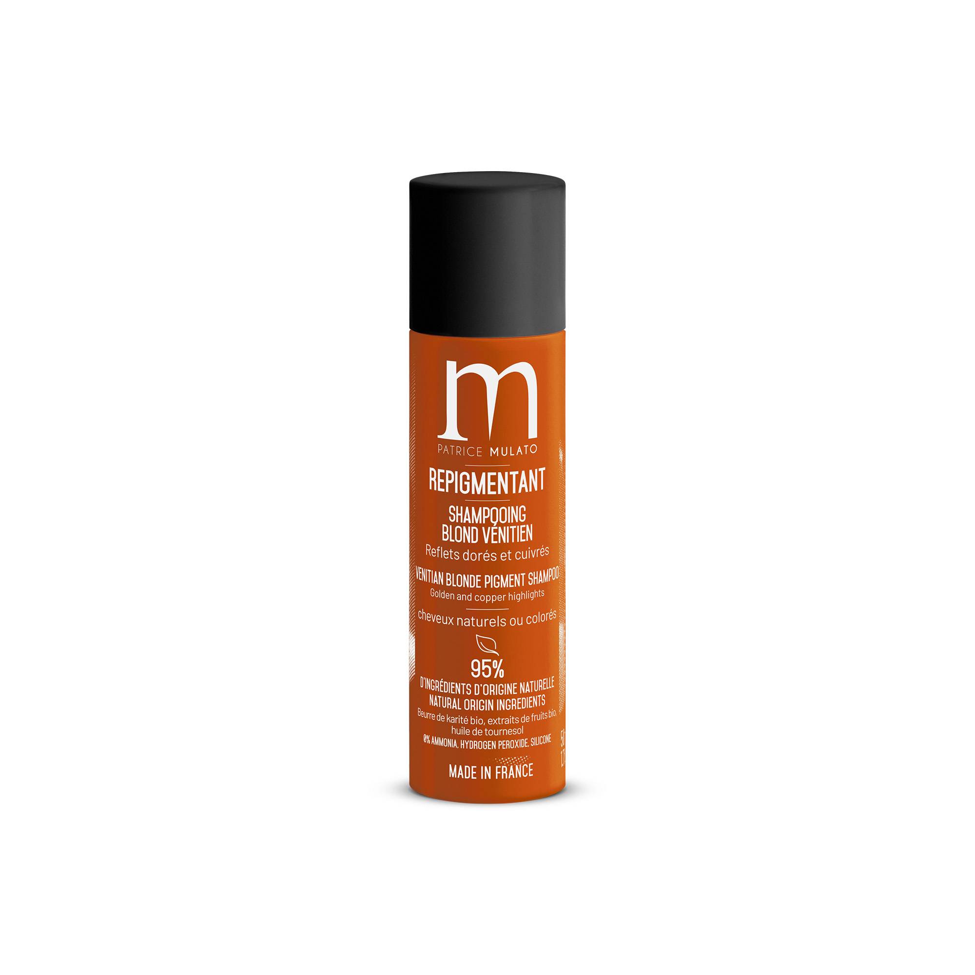 Shampoing Repigmentant Blond Vénitien de la marque Mulato Contenance 50ml - 1