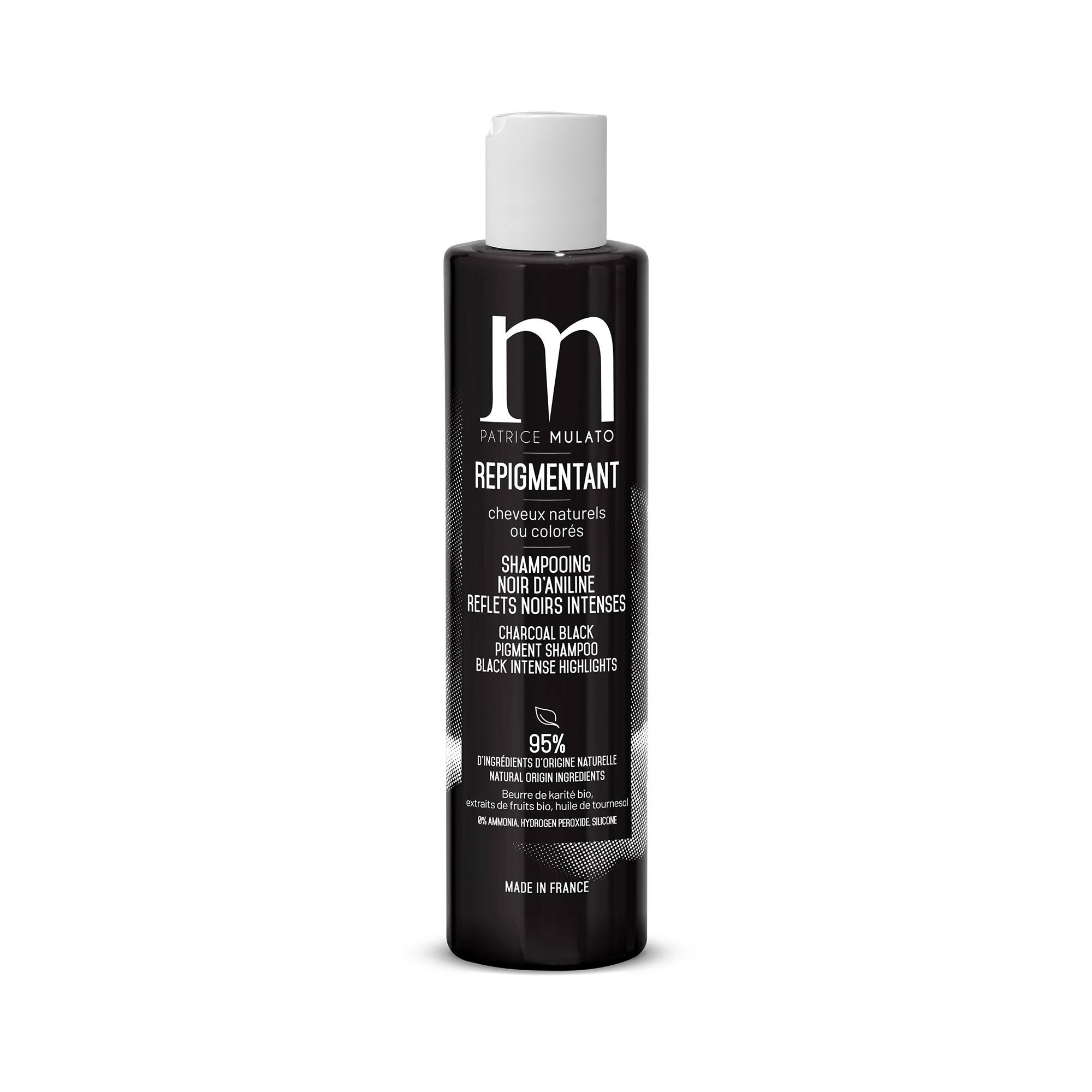 Shampoing Repigmentant Noir d'Aniline de la marque Mulato Contenance 200ml - 1