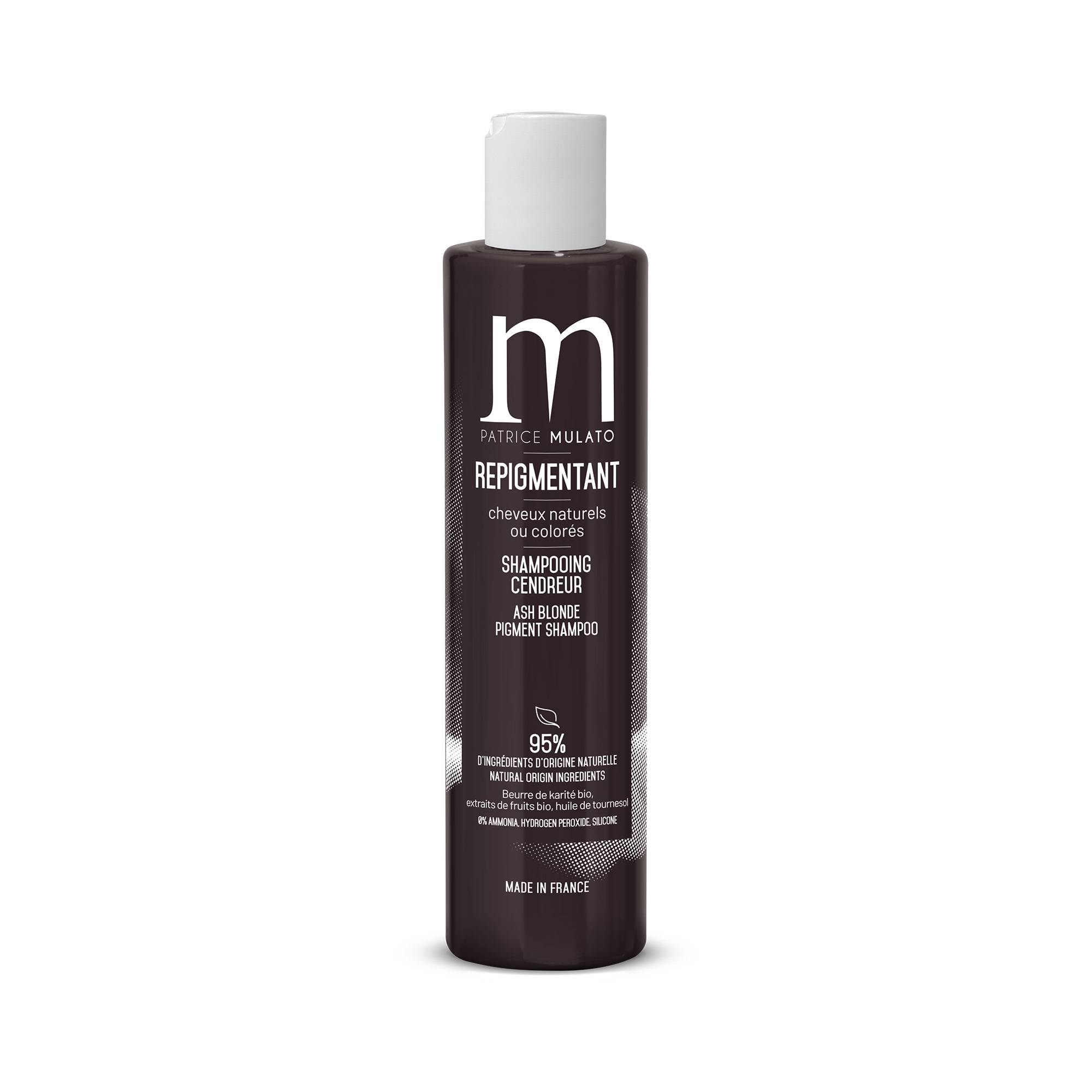 Shampoing Repigmentant Cendreur de la marque Mulato Contenance 200ml - 1
