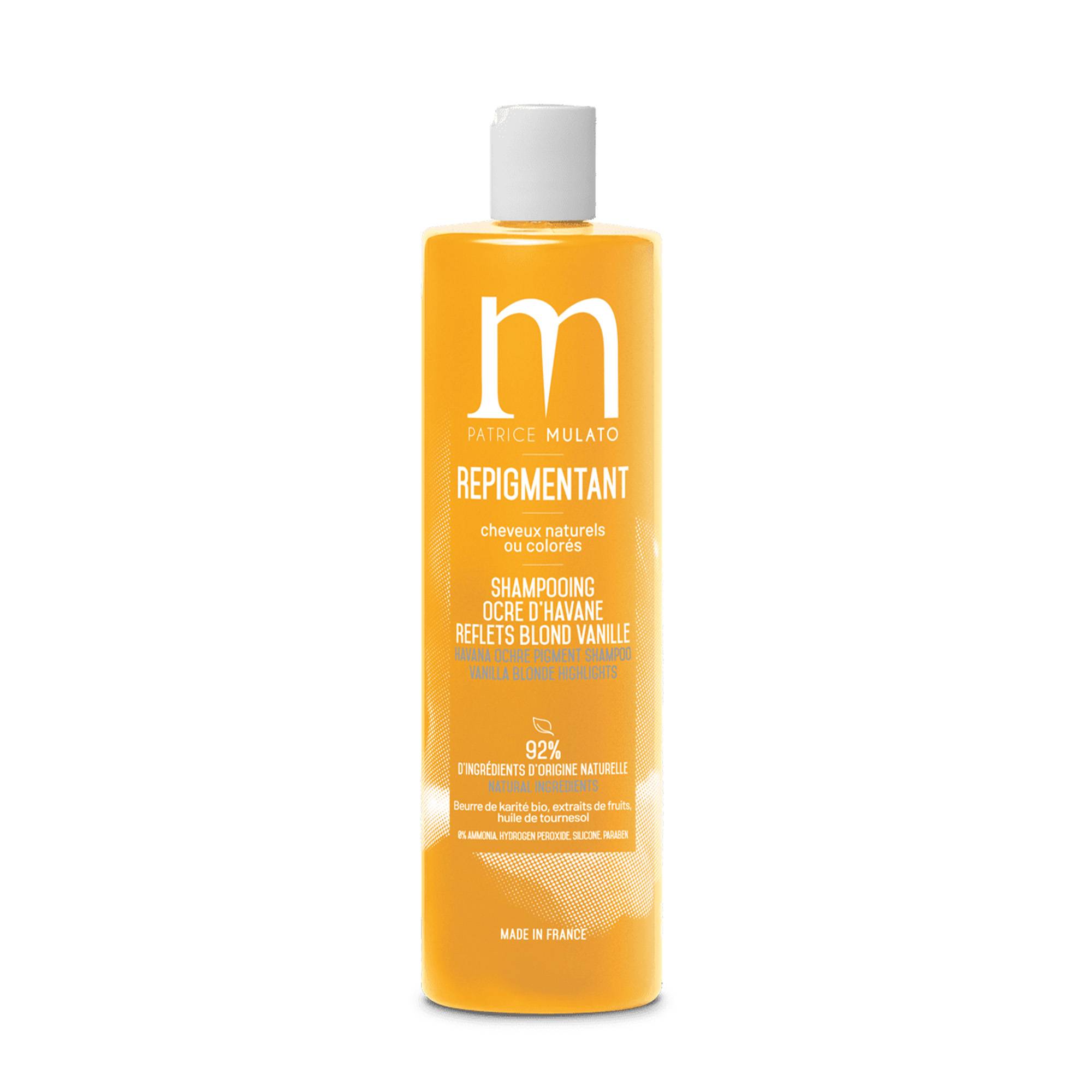 Shampoing Repigmentant Ocre d'Havane de la marque Mulato Contenance 500ml - 1