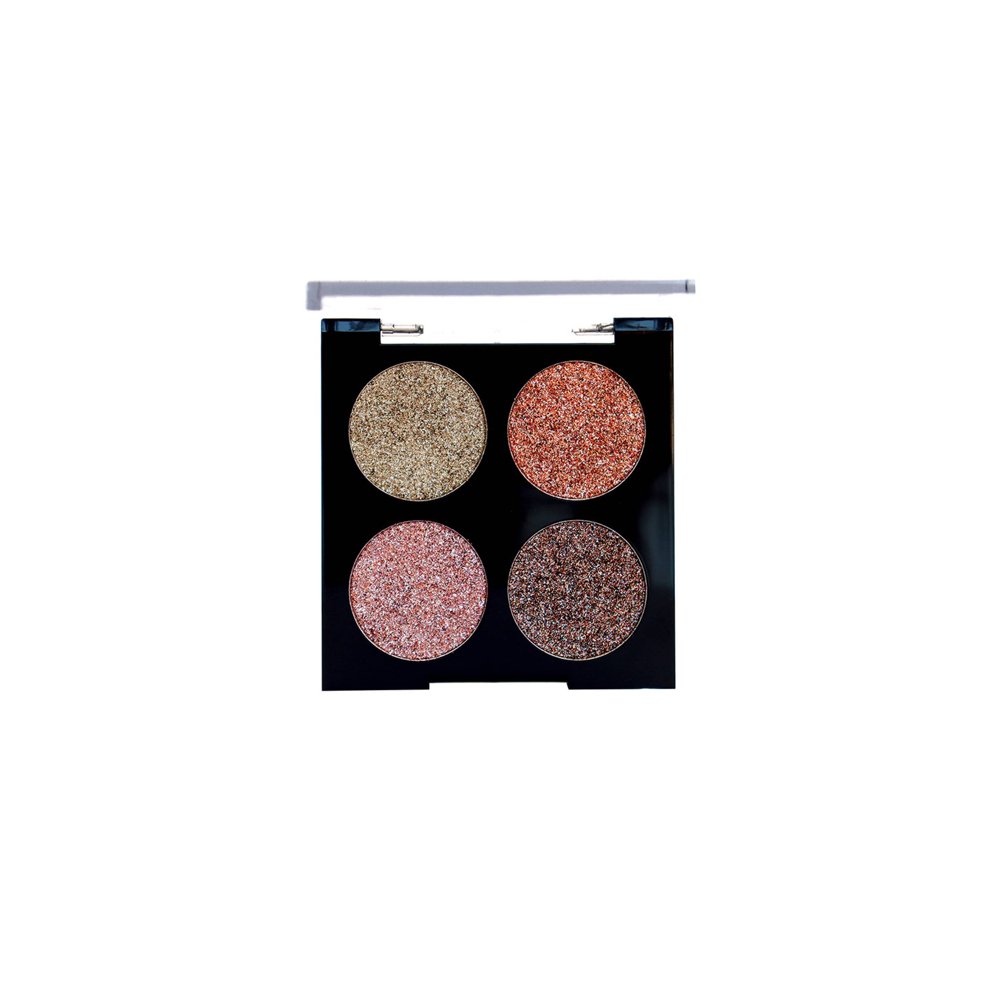 Palette de 4 fards à paupières crème pailletés de la marque Parisax - 1