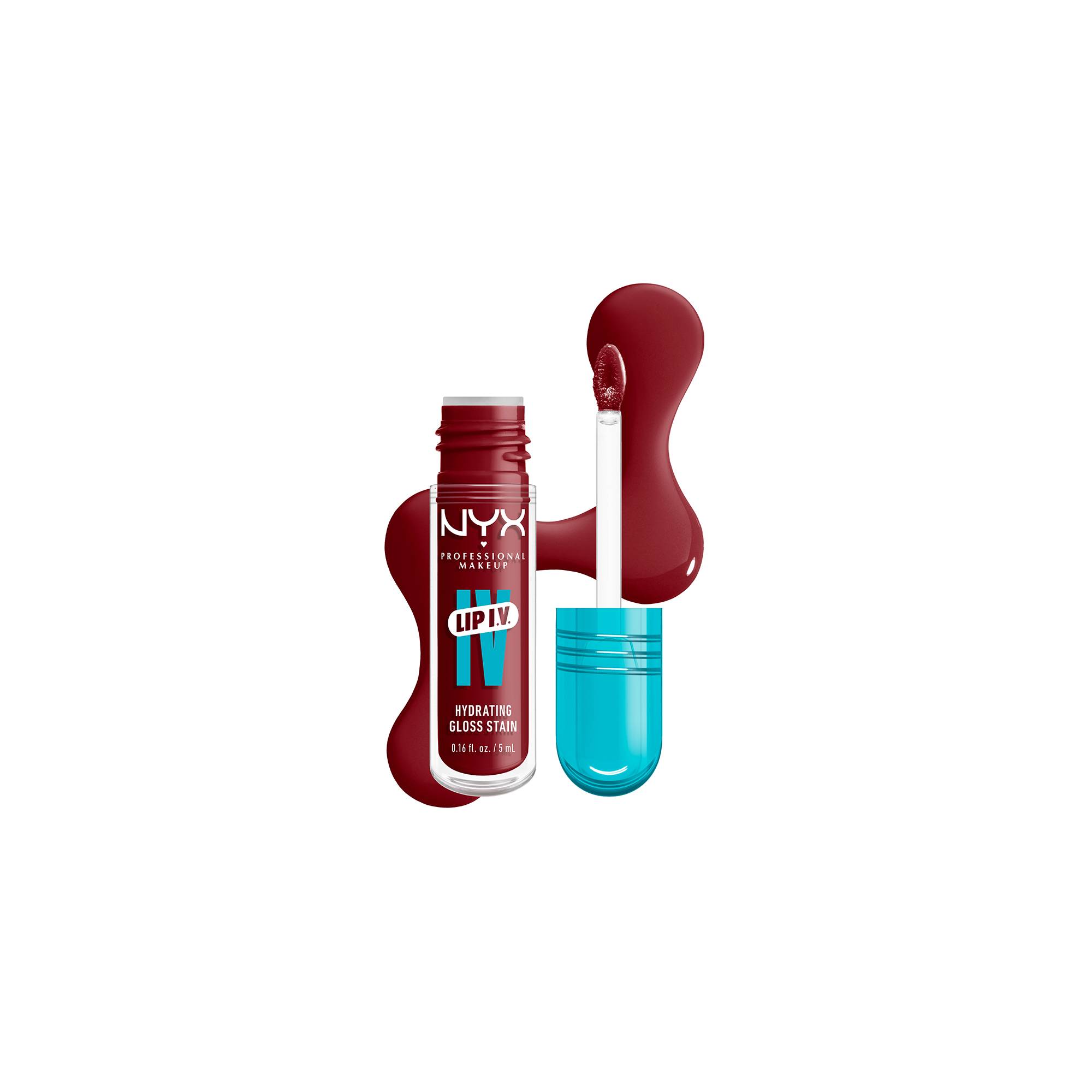Encre à lèvres LIP I.V 13 - Cranberry Splash de la marque NYX Professional Makeup Contenance 5ml - 1