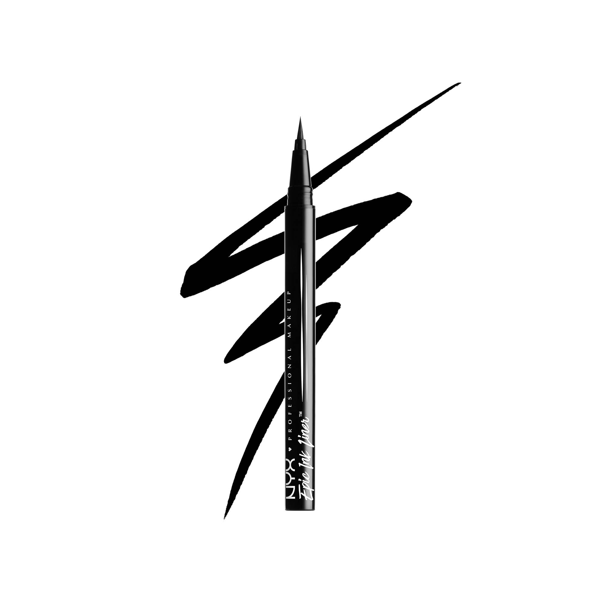 Eyeliner feutre Epic Ink Liner Waterproof Black de la marque NYX Professional Makeup Contenance 1ml - 1