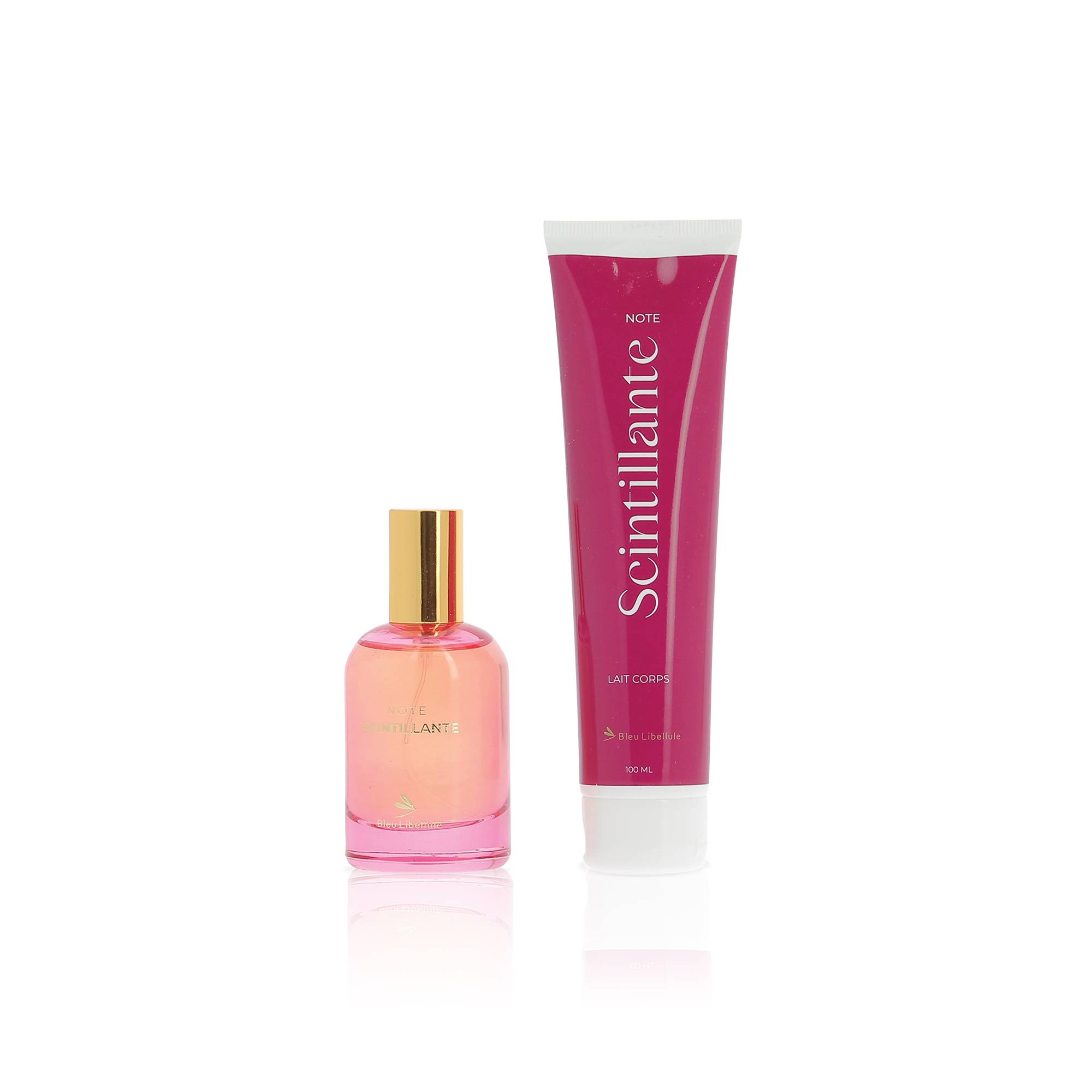Coffret eau de parfum éclatant Note Scintillante de la marque Bleu Libellule Contenance 50ml - 1