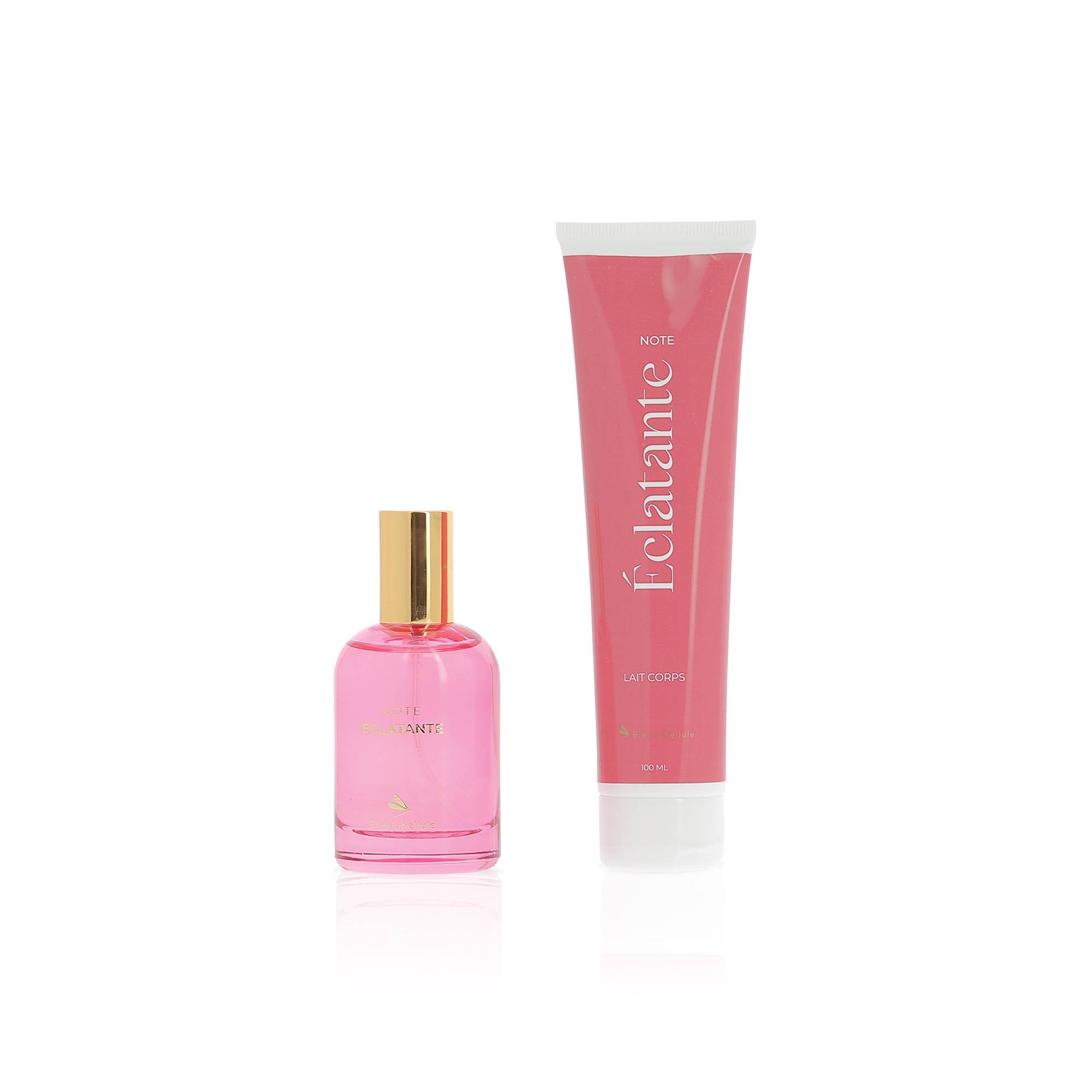 Coffret eau de parfum délicat Note Éclatante de la marque Bleu Libellule Contenance 50ml - 1