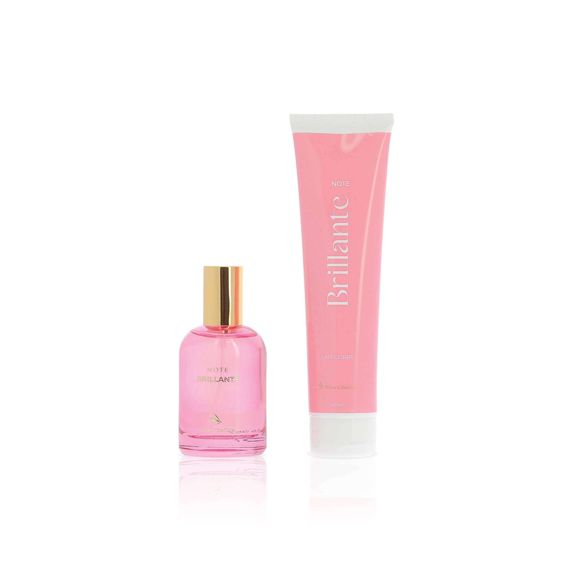 Coffret eau de parfum envoûtant Note Brillante de la marque Bleu Libellule Contenance 50ml - 1