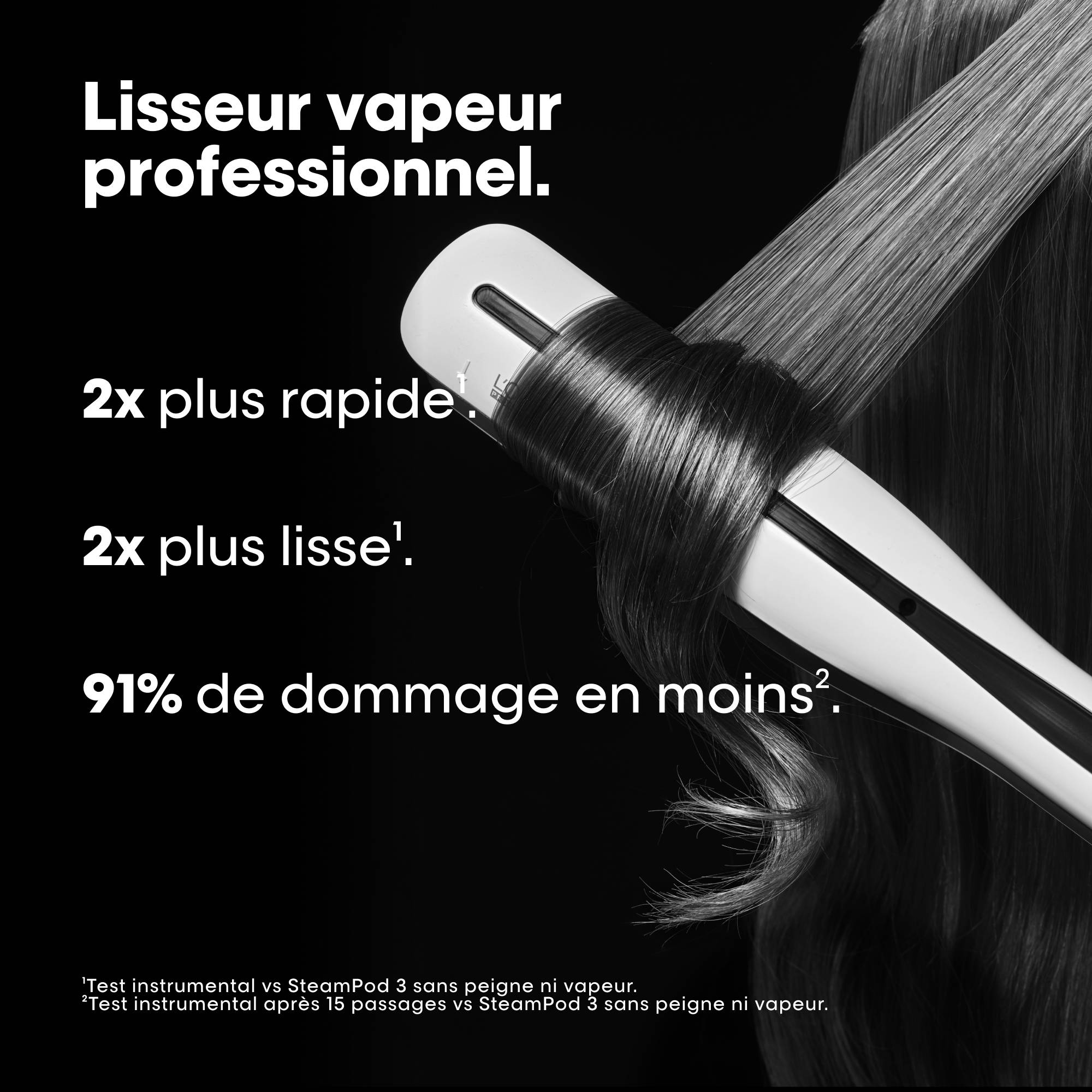 Lisseur Vapeur L'Oréal Professionnel Steampod 3.0 + Lait Pour Cheveux Fins 150 Ml - NEUF Sous Boîte