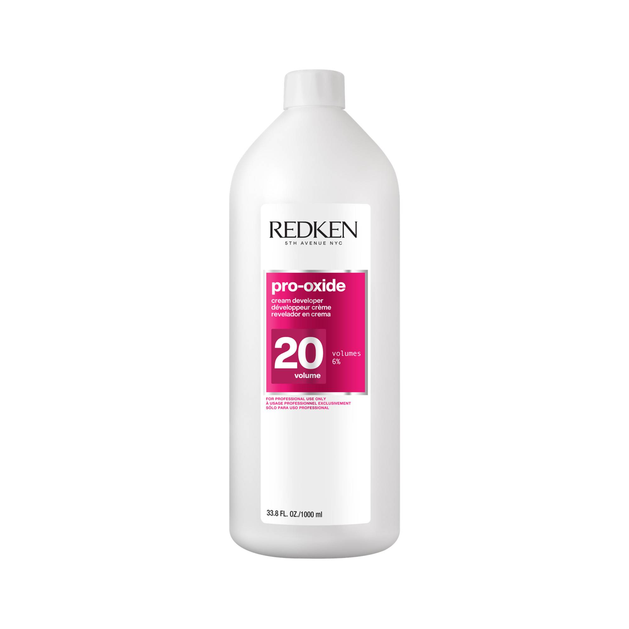Oxydant Crème Fluide Pro-Oxide 20V de la marque Redken Contenance 1000ml - 1