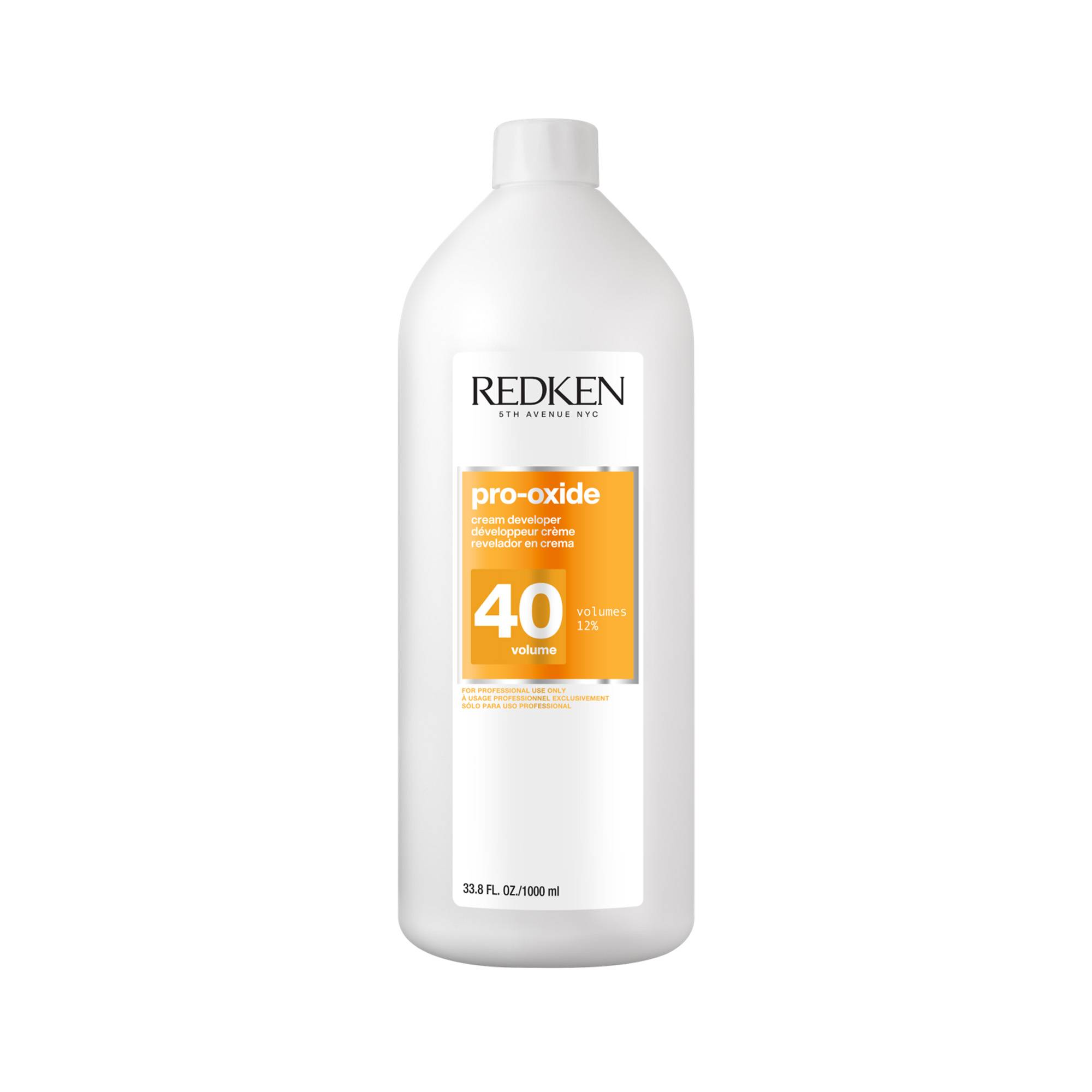 Oxydant Crème Fluide Pro-Oxide 40V de la marque Redken Contenance 1000ml - 1