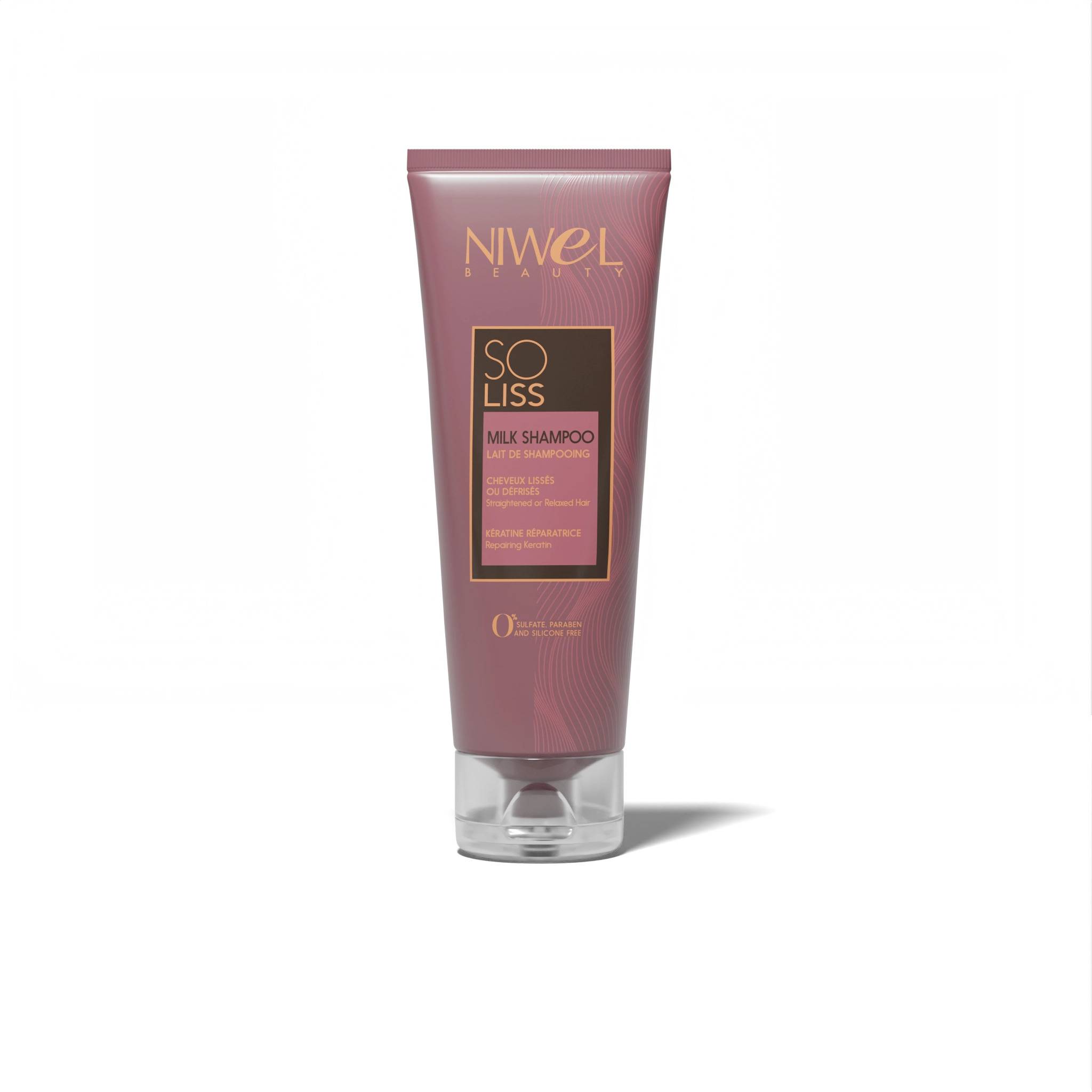 Lait de Shampooing cheveux lissés ou défrisés - So Liss de la marque Niwel Beauty Contenance 250ml - 1
