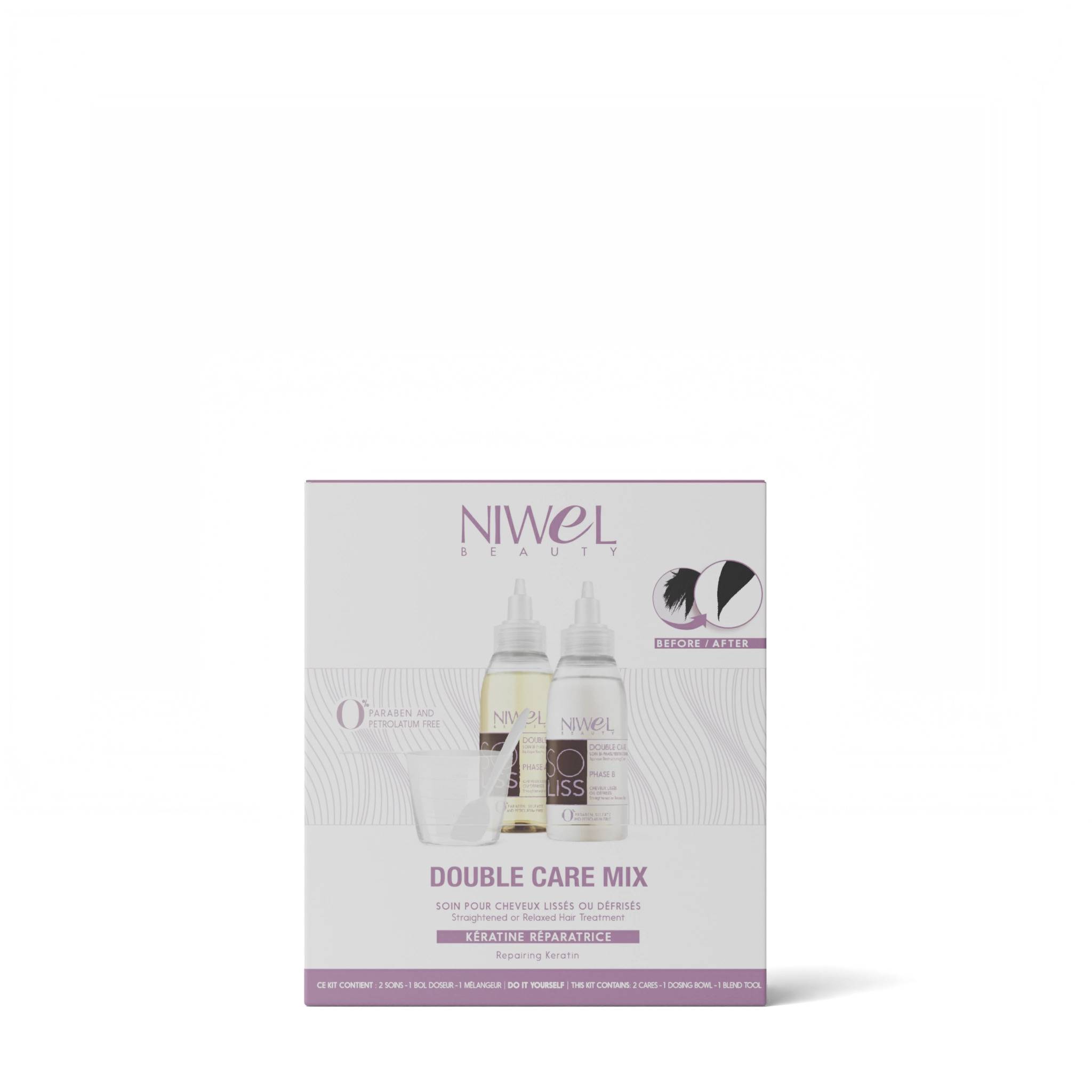 Soin double phase restructurant So Liss de la marque Niwel Beauty Contenance 250ml - 1