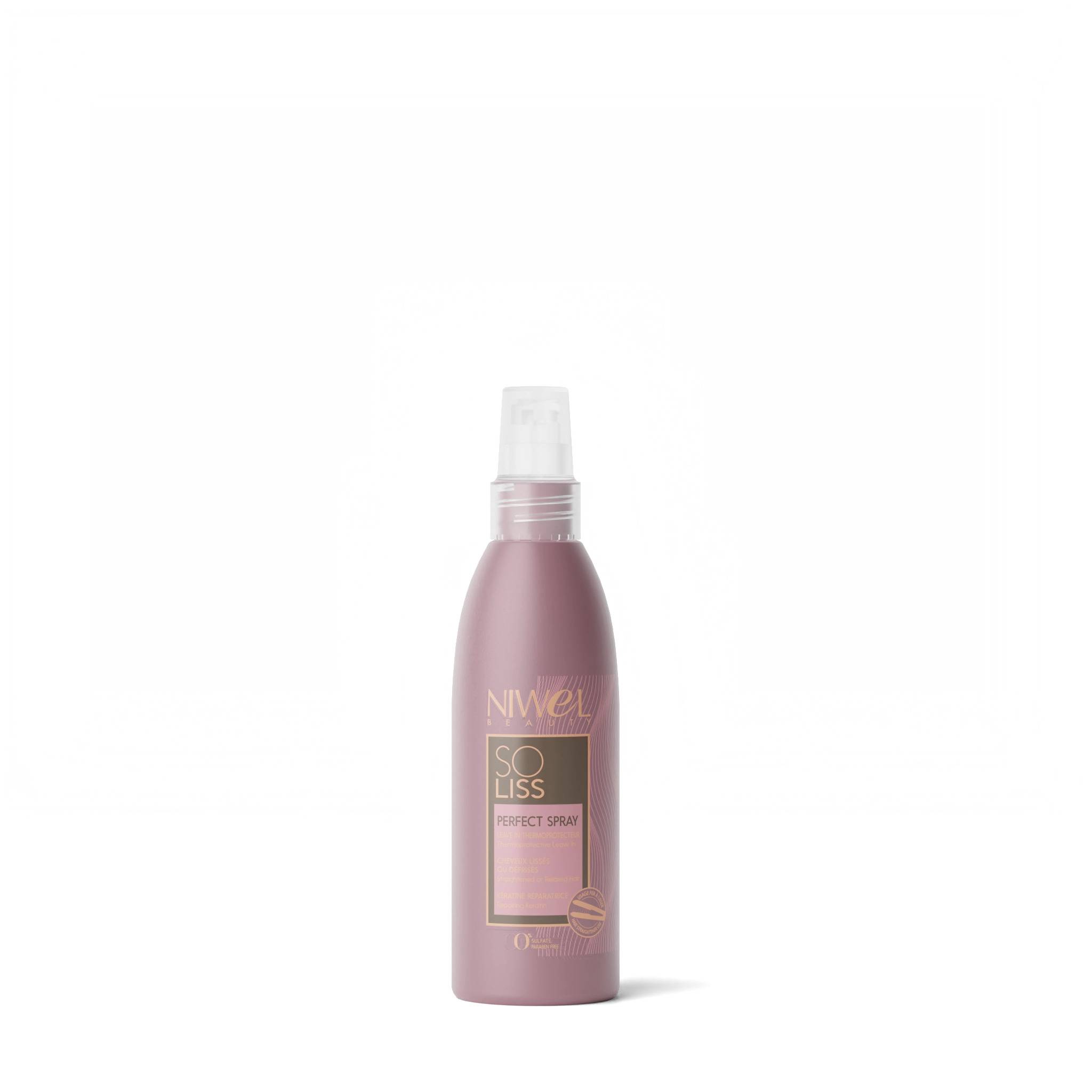 Spray thermoprotecteur sans rinçage So Liss de la marque Niwel Beauty Contenance 200ml - 1