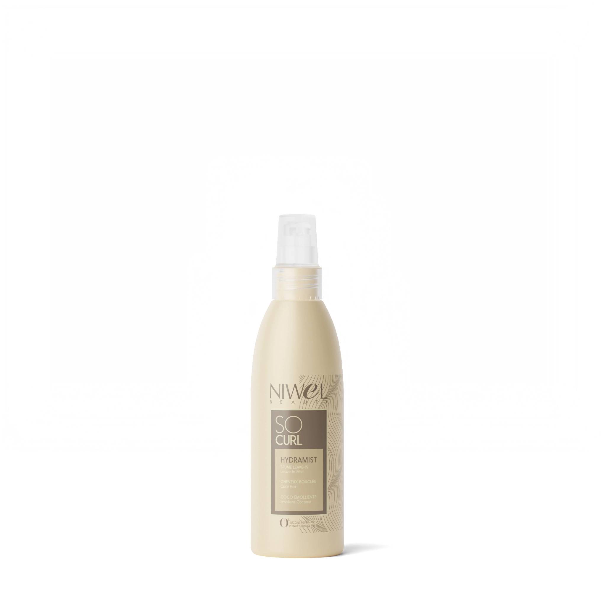 Spray hydratant sans rinçage Hydramist So Curl de la marque Niwel Beauty Contenance 200ml - 1