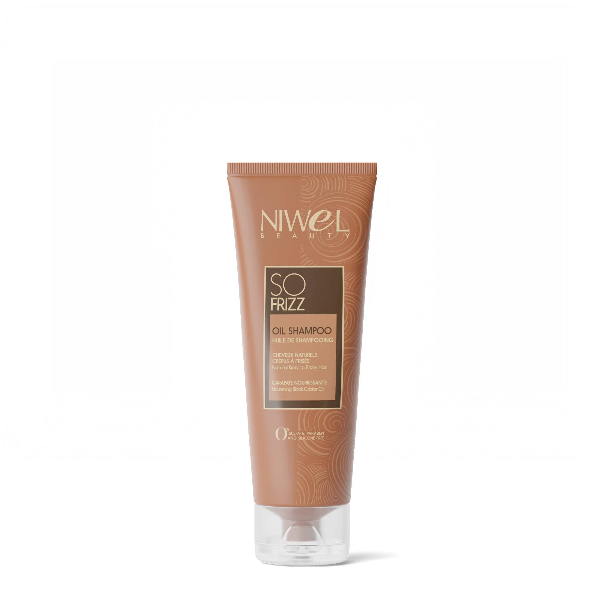 Huile de Shampooing cheveux naturels crépus à frisés - So Frizz de la marque Niwel Beauty Contenance 250ml - 1