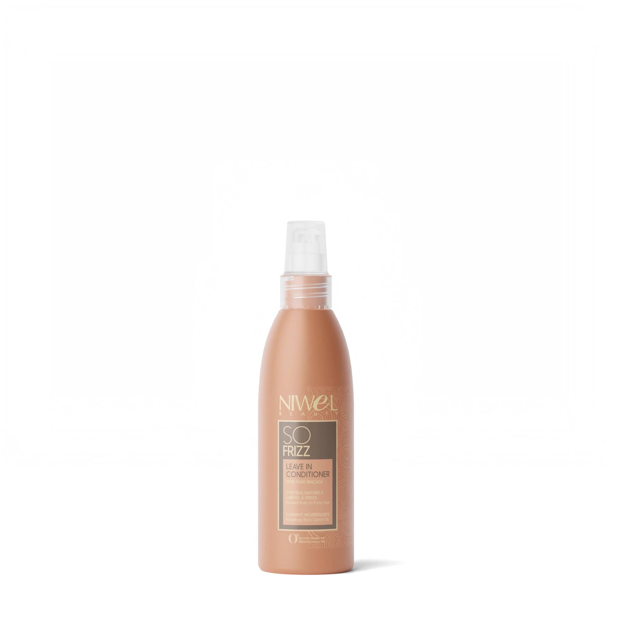 Soin sans rinçage cheveux naturels crépus à frisés So Frizz de la marque Niwel Beauty Contenance 200ml - 1