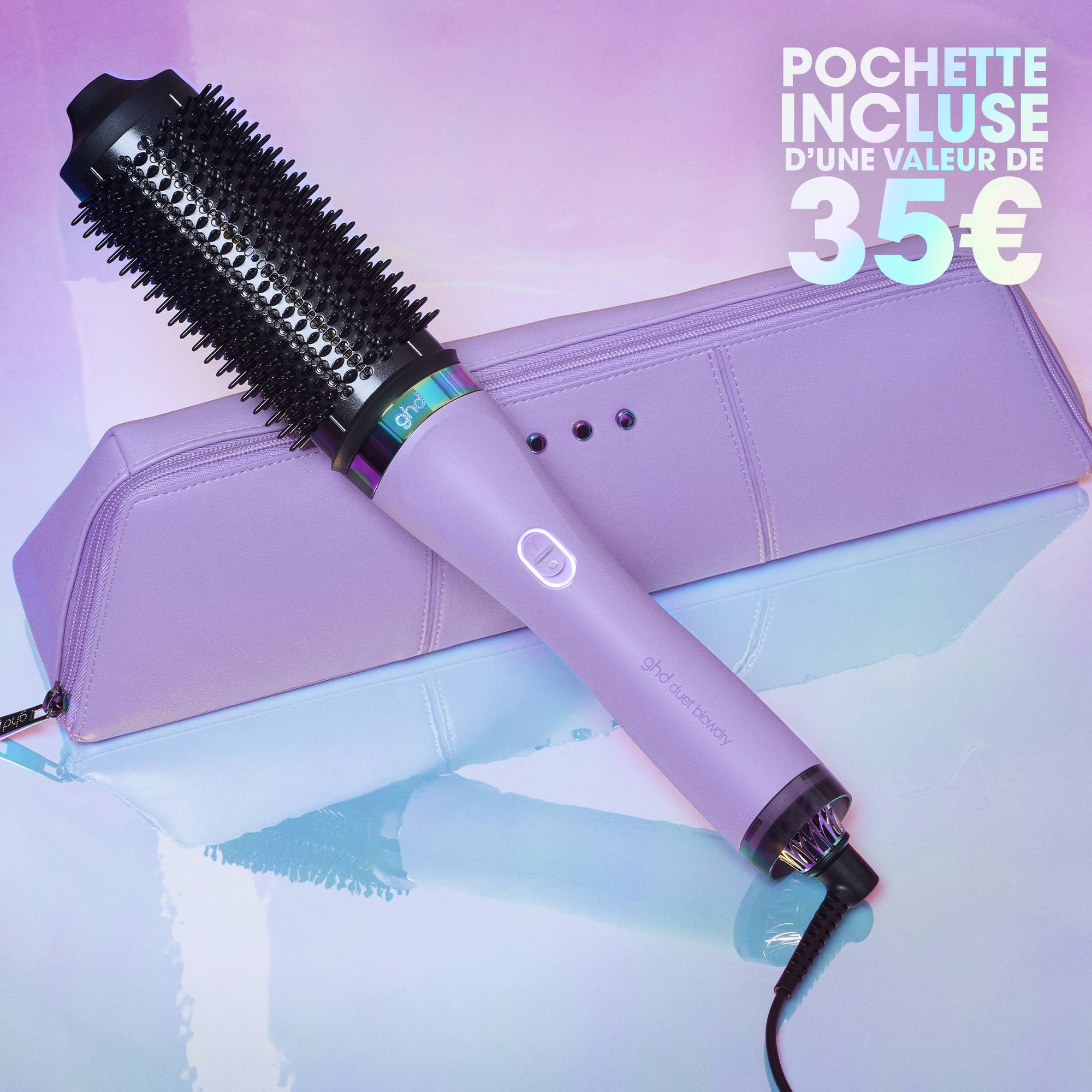 Brosse Soufflante 2-en-1 ghd Duet Blowdry - édition limitée violet galactique de la marque ghd - 1