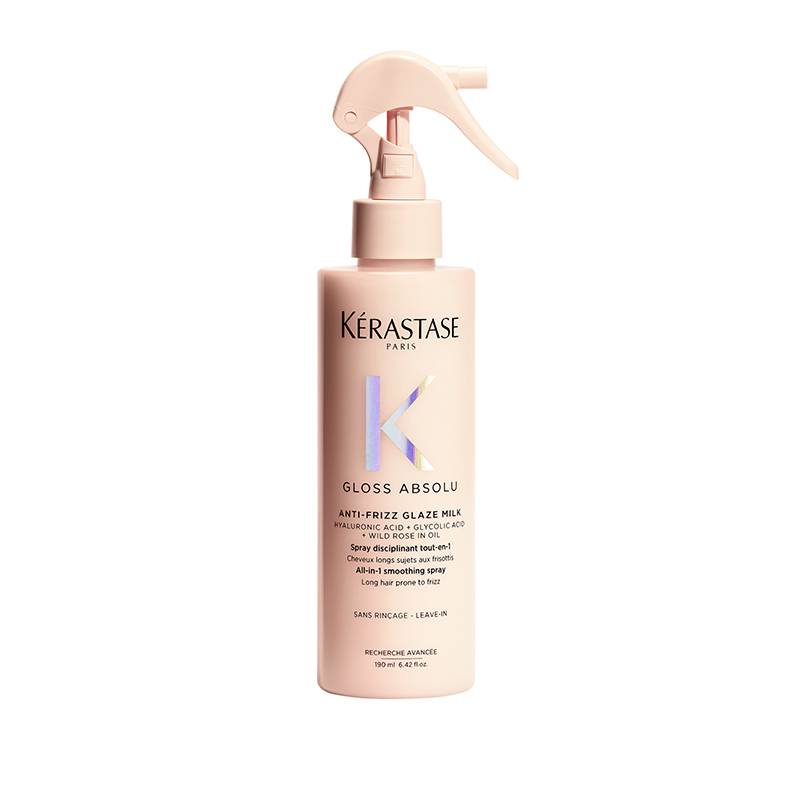 Spray disciplinant tout-en-1 Anti-Frizz Glaze Milk Gloss Absolu de la marque Kerastase Contenance 190ml - 1