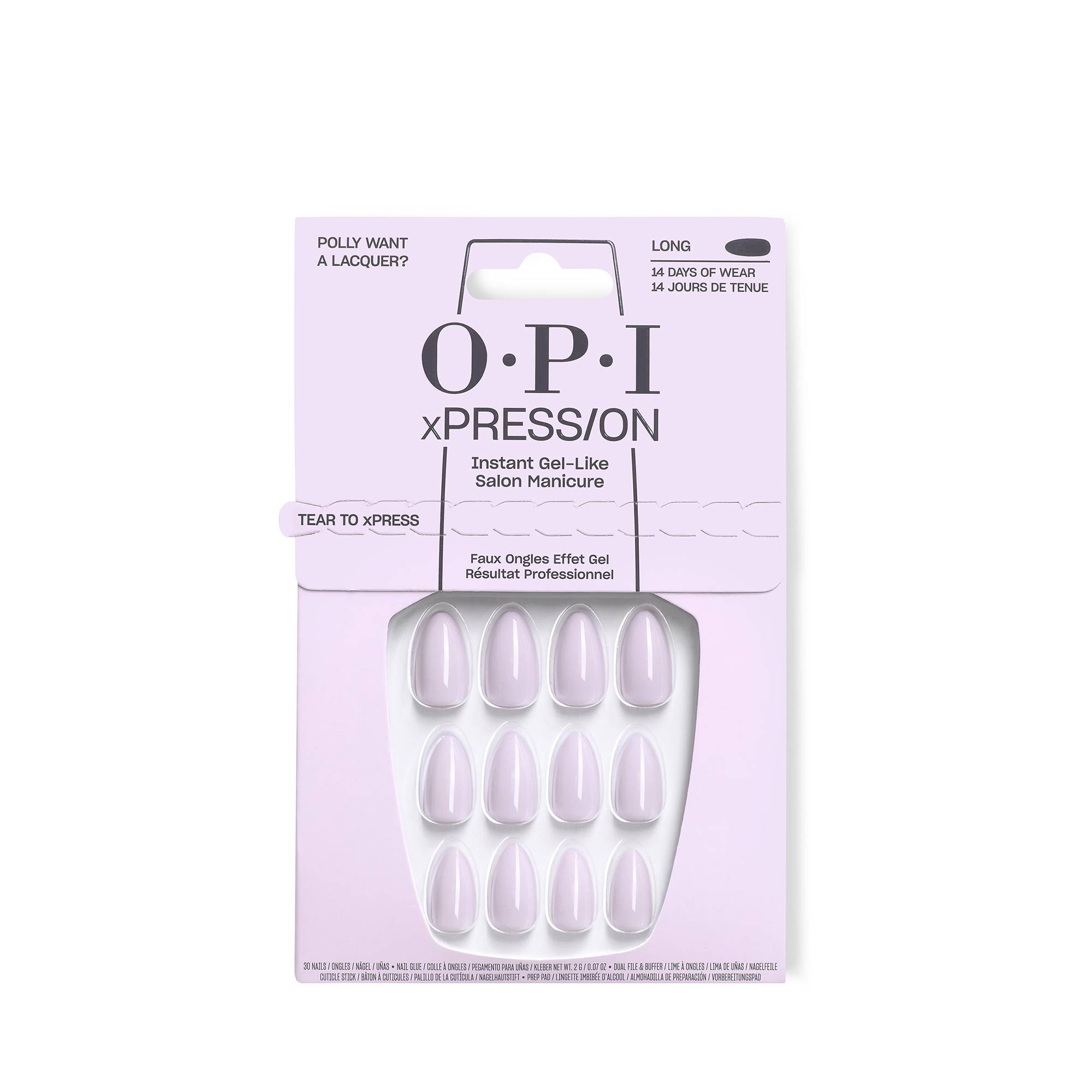 Faux-ongles xPRESS/ON Polly Want a Lacquer? de la marque OPI - 1