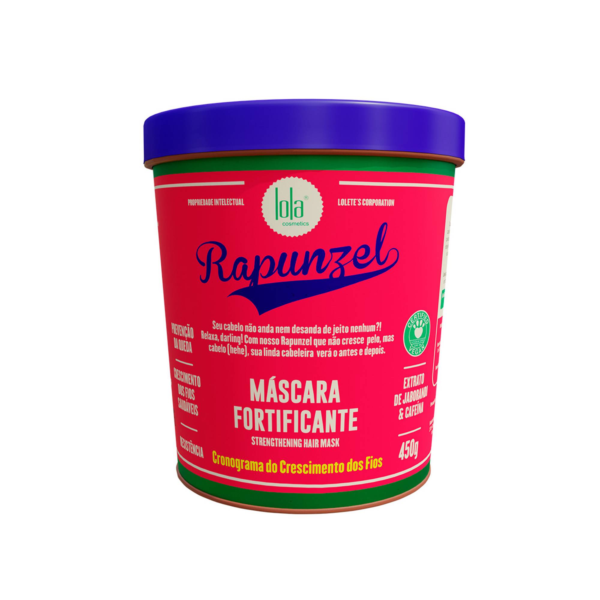 Masque croissance et fortifiant Rapunzel de la marque Lola From Rio Contenance 450g - 1