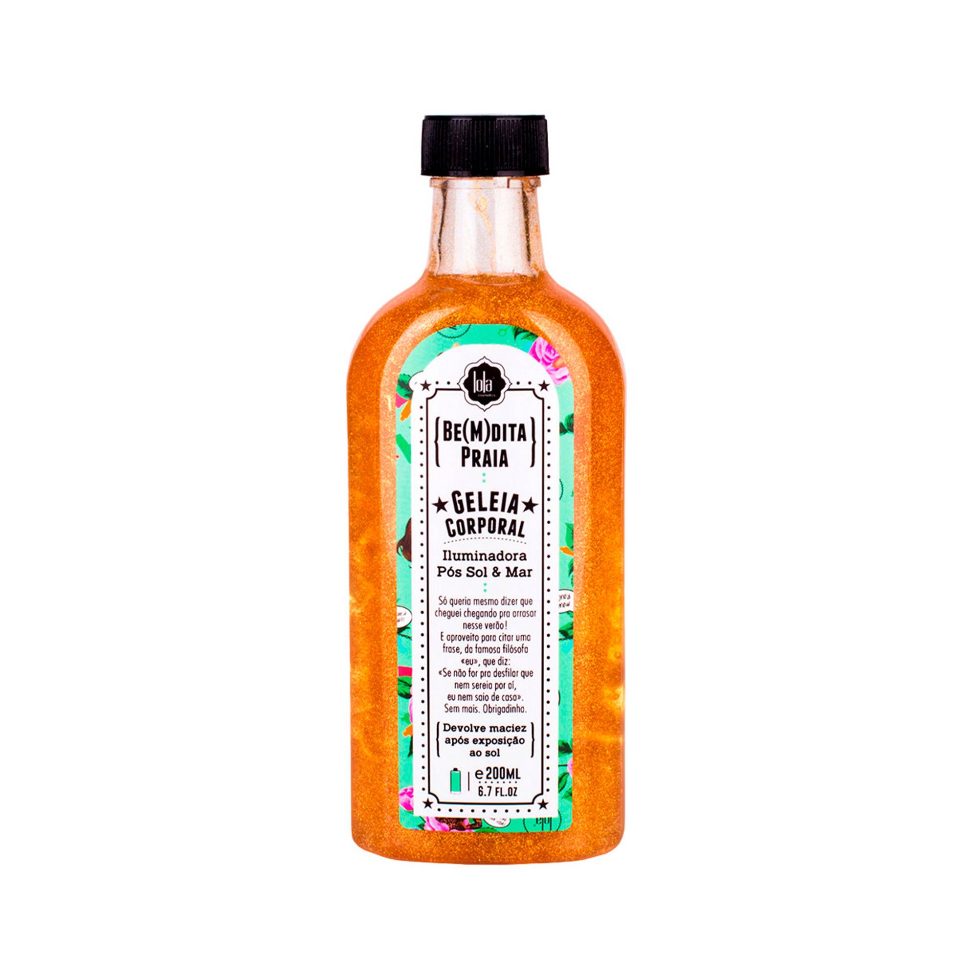 Gelée corporelle après-soleil hydratante Be(M)dita Praia de la marque Lola From Rio Contenance 200ml - 1