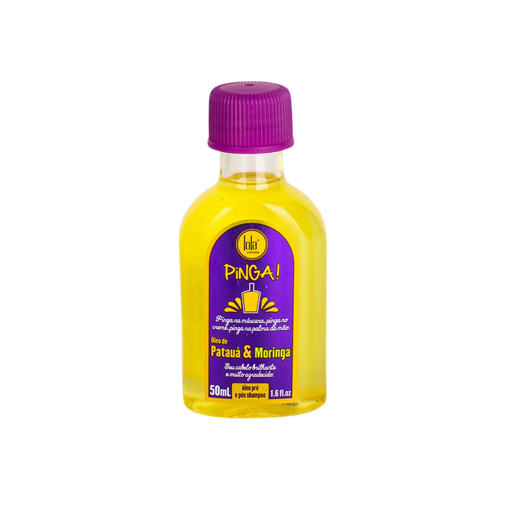 Huile capillaire hydratante PINGA Patatuá & Moringa de la marque Lola From Rio Contenance 50ml - 1