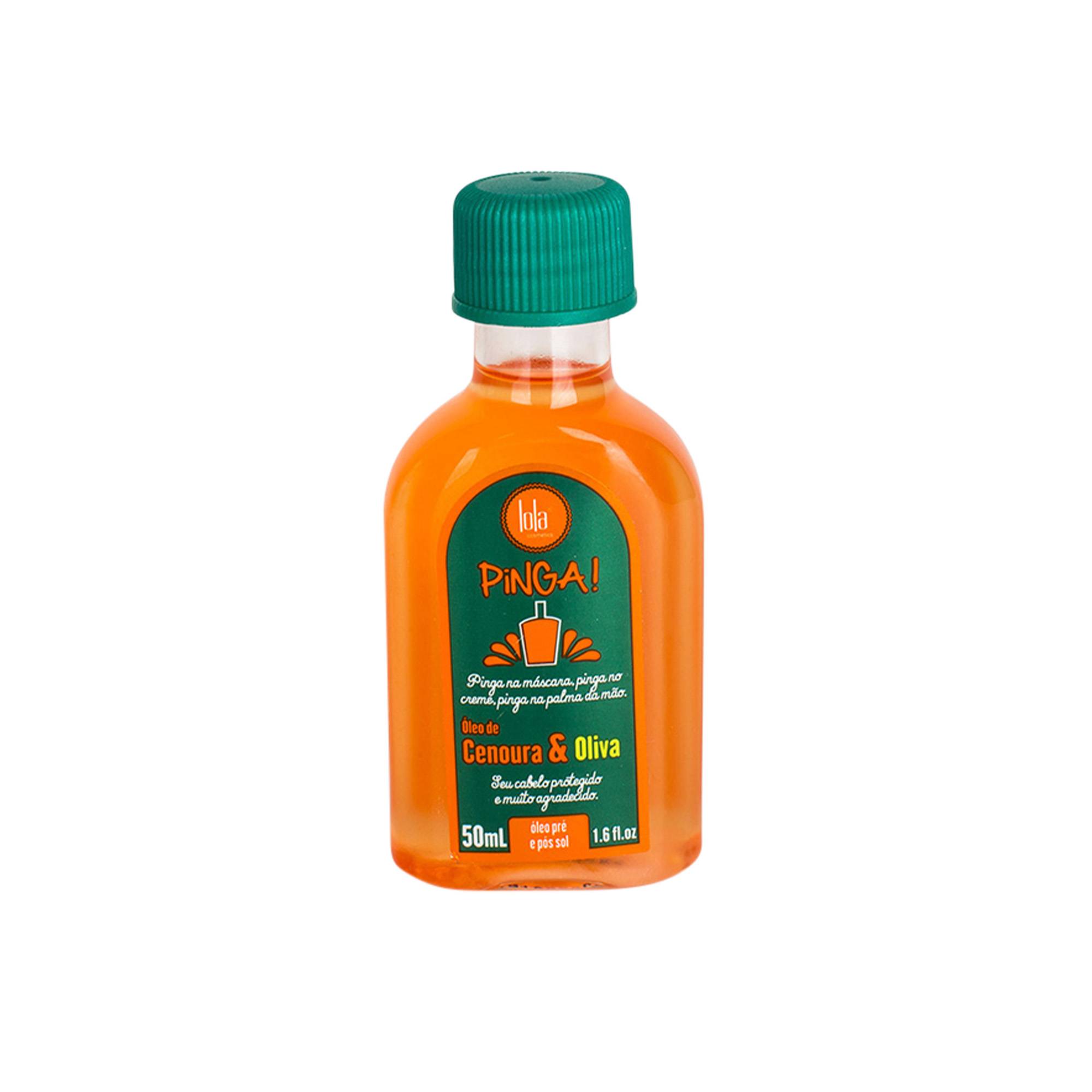 Huile capillaire nourrissante PINGA Carotte & Olive de la marque Lola From Rio Contenance 50ml - 1