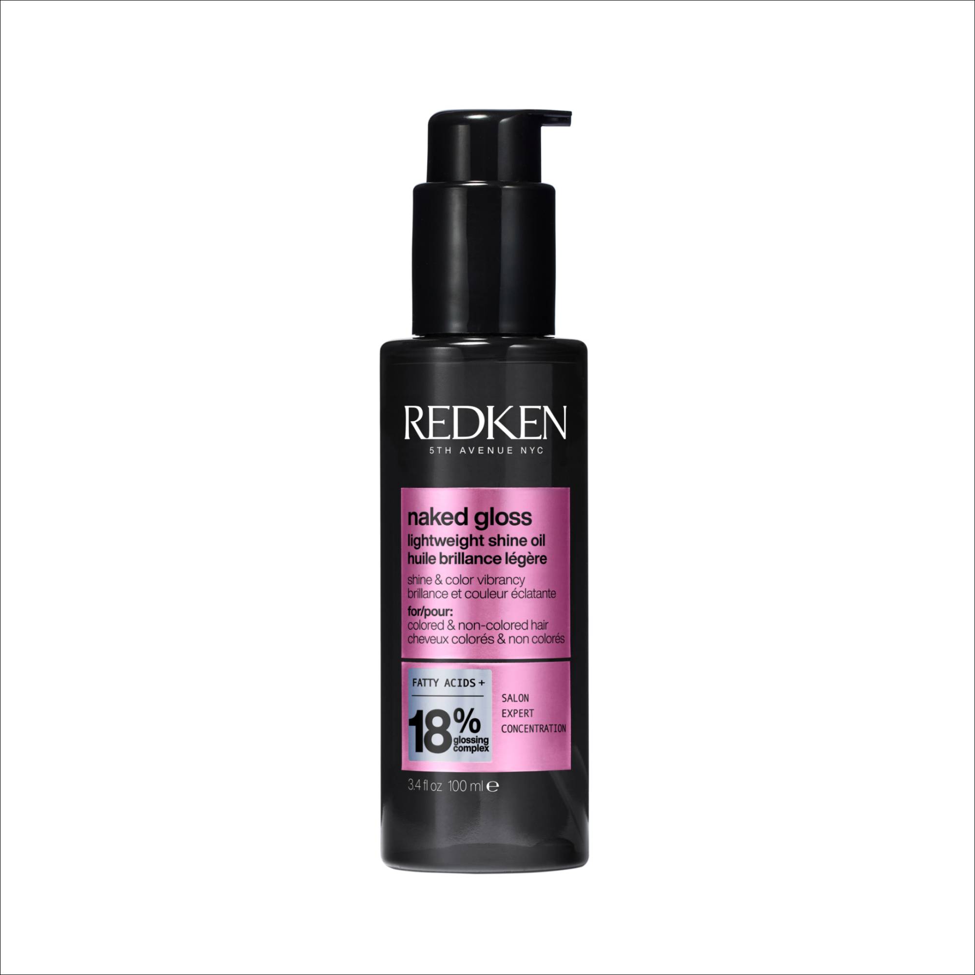 Huile brillance légère Naked Gloss – Acidic Color Gloss de la marque Redken Contenance 100ml - 1