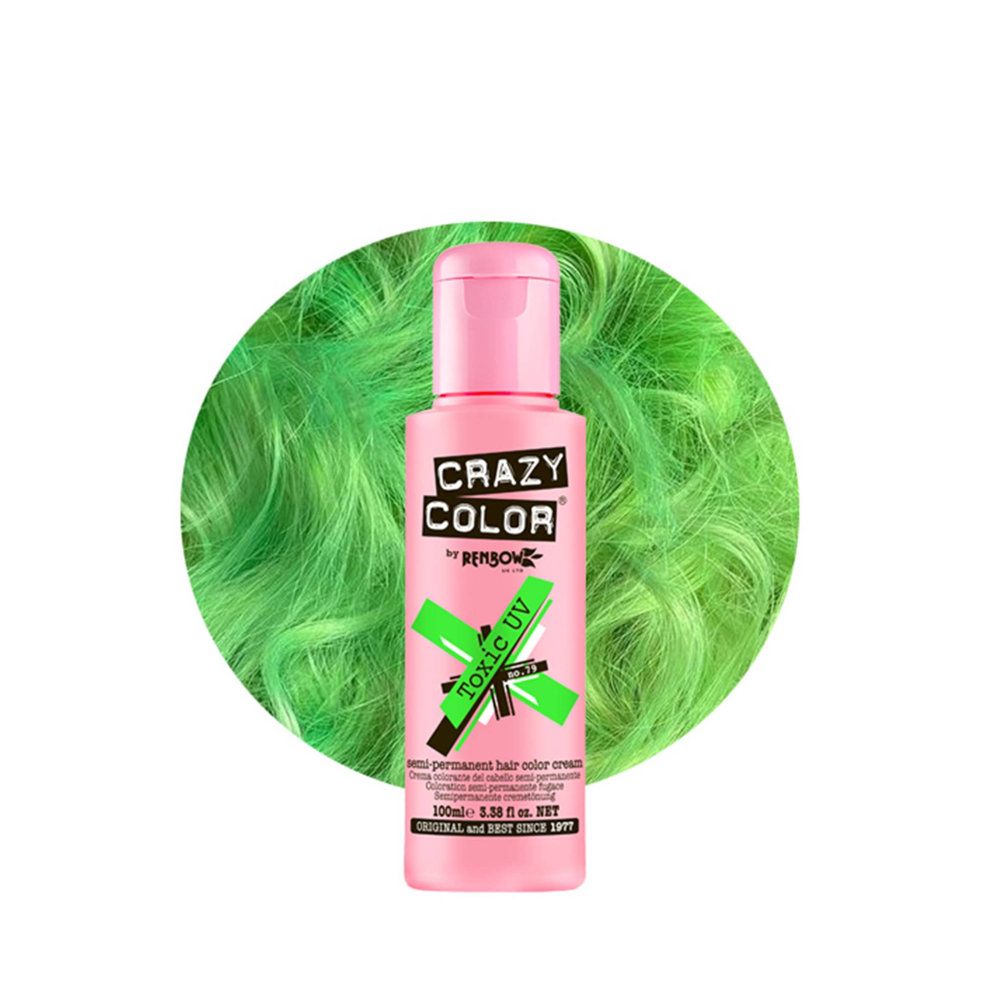 Coloration temporaire Toxic UV n°79 de la marque Crazy Color Contenance 100ml - 1