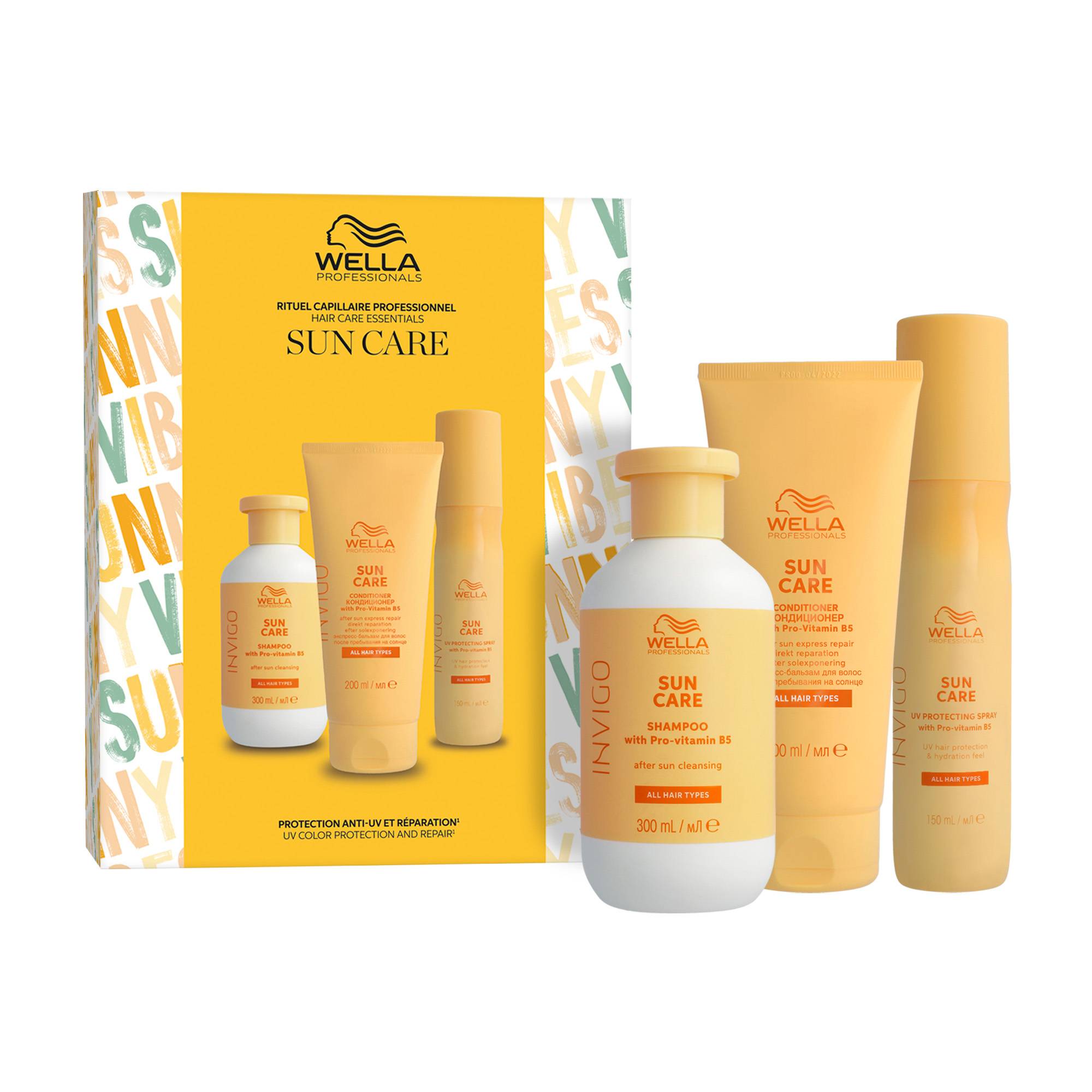 Coffret protecteur solaire Invigo Sun de la marque Wella Professionals Contenance 650ml - 1