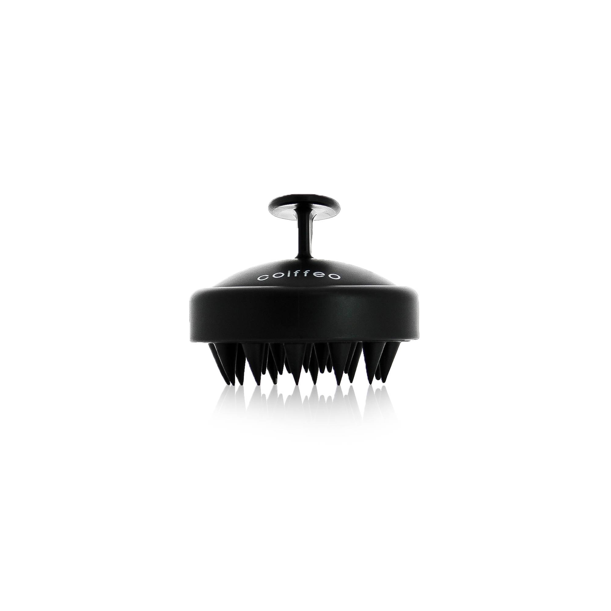 Brosse massante cuir chevelu Noir de la marque Coiffeo - 1