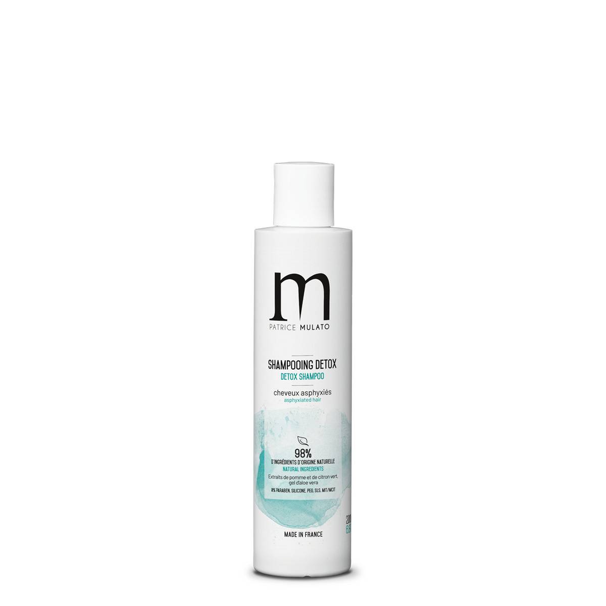Shampooing traitant detox cheveux asphyxies de la marque Mulato Contenance 200ml - 1