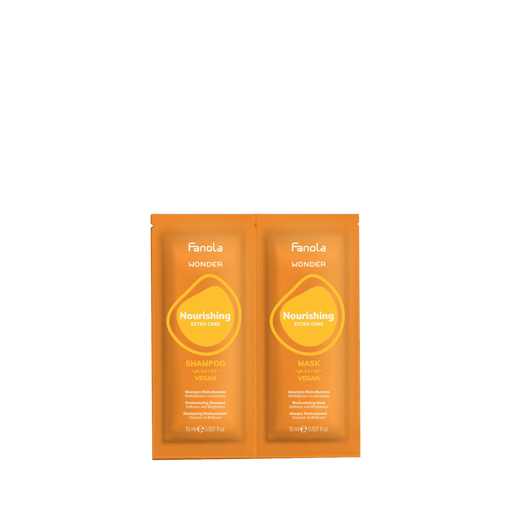 Duo shampoing & masque restructurant Nourishing Wonder de la marque Fanola - 1