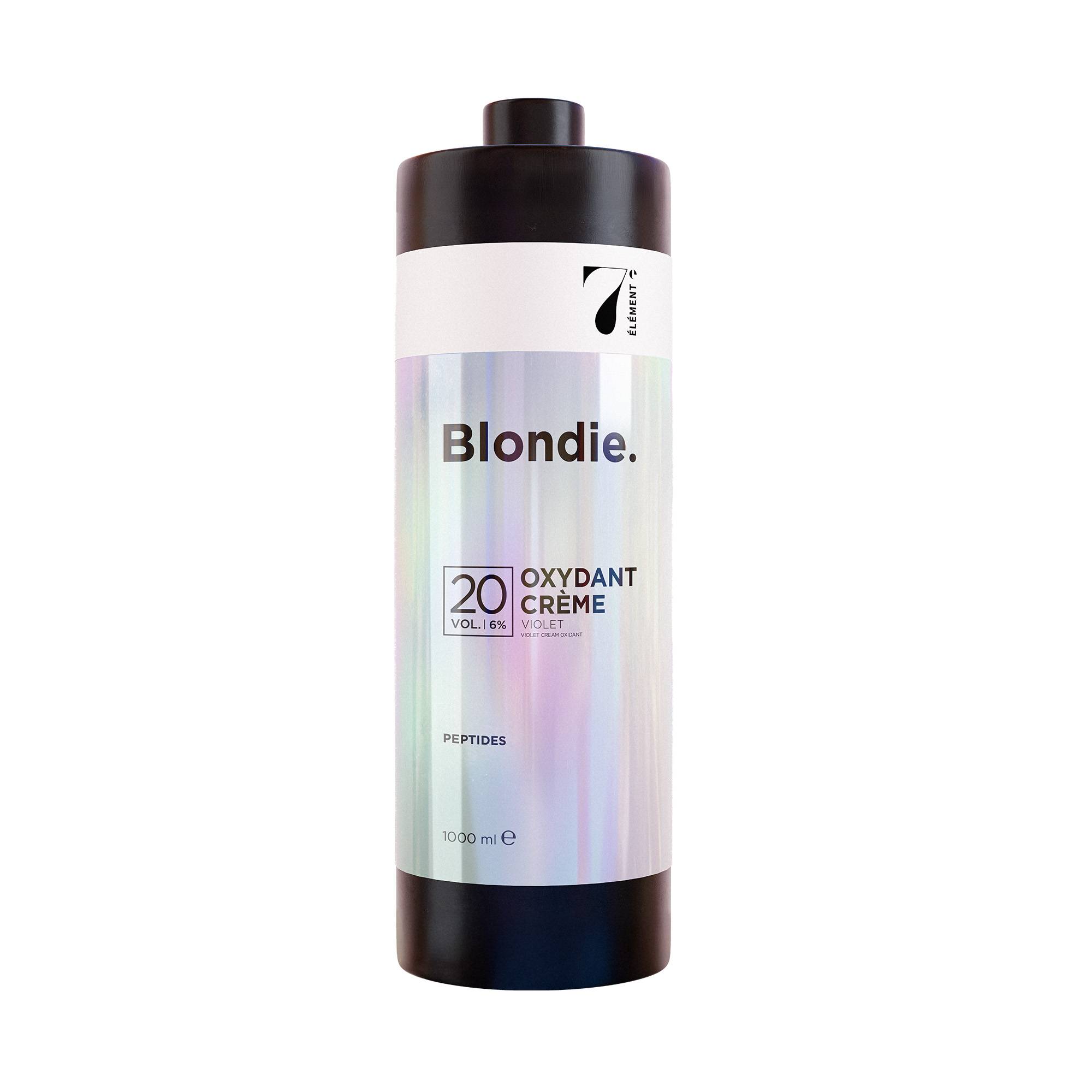 Oxydant crème 20 Vol. – éclat équilibré, texture maîtrisée, fibre renforcée de la marque 7e ÉLÉMENT Contenance 1000ml - 1