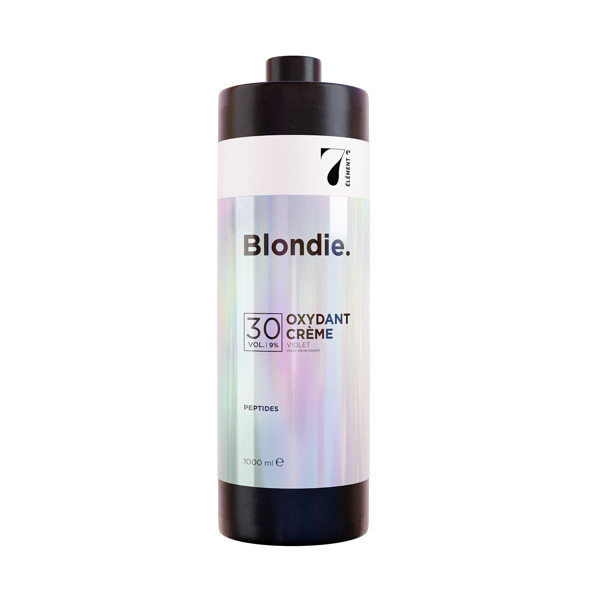 Oxydant crème 30 Vol. – éclat équilibré, texture maîtrisée, fibre renforcée de la marque 7e ÉLÉMENT Contenance 1000ml - 1
