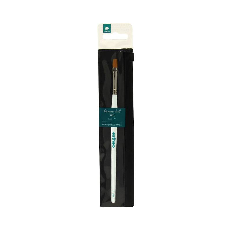Pinceau droit 6 Gel UV 103 de la marque Estheo - 1