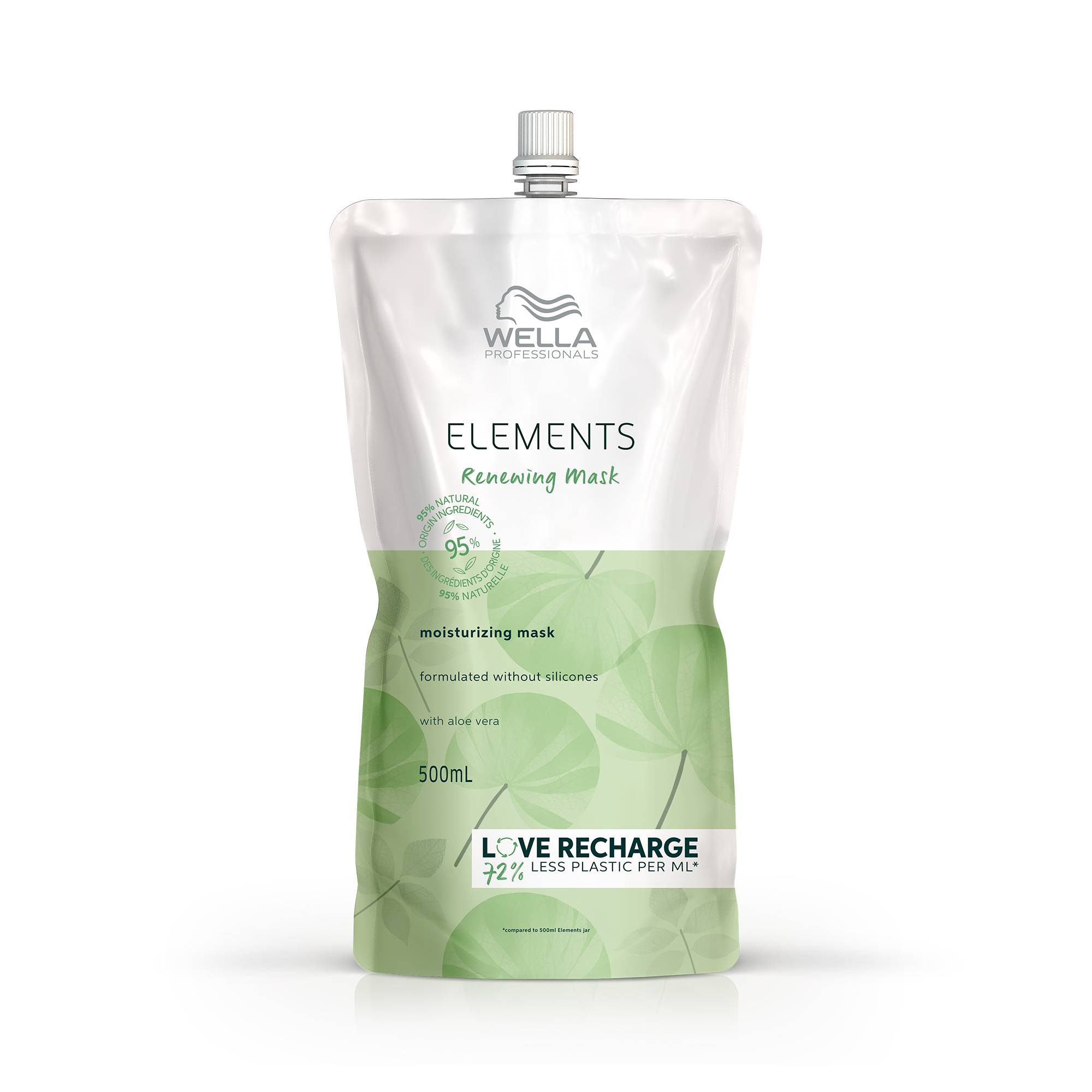 Masque régénérant Elements Renewing de la marque Wella Professionals Contenance 500ml - 1