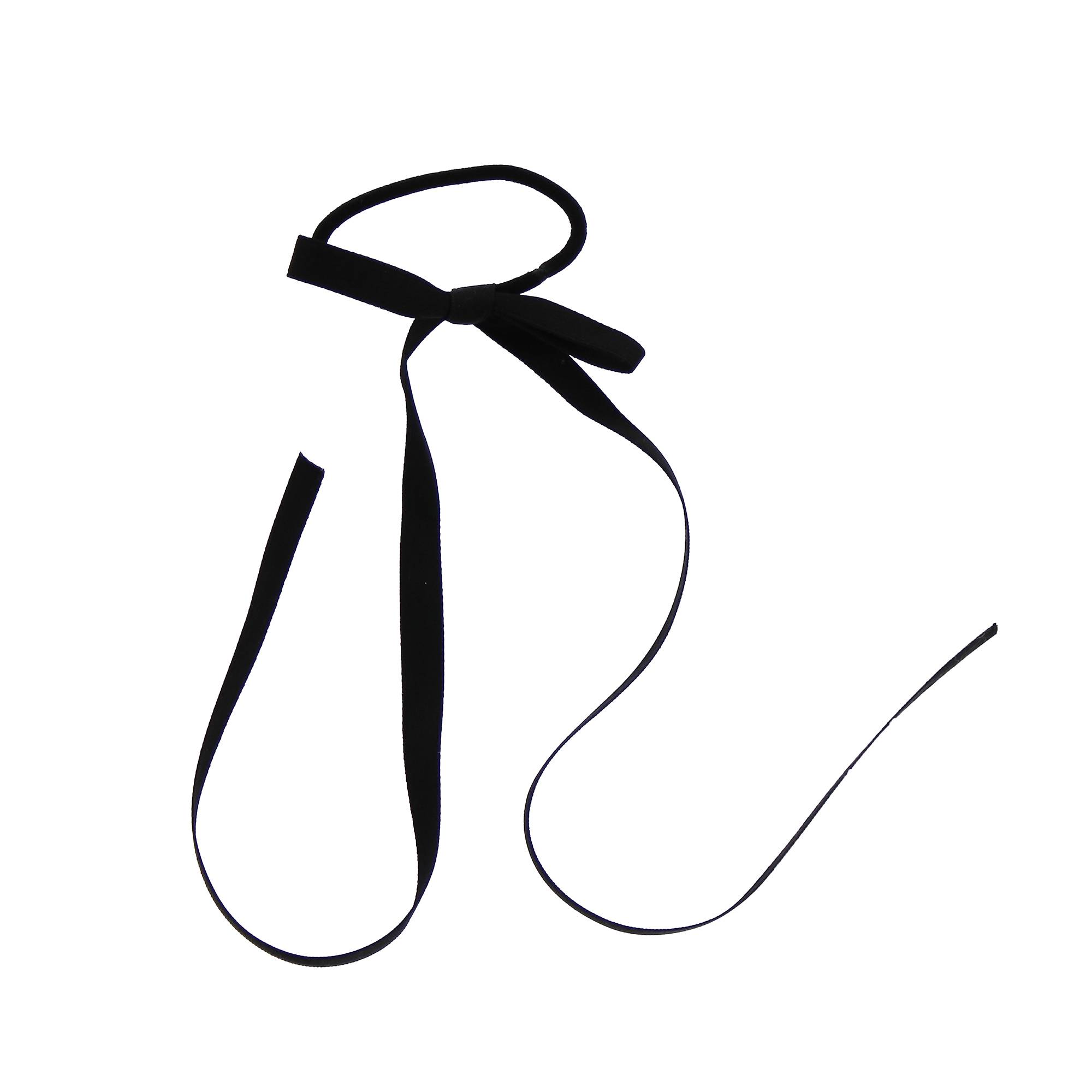 Lot de 4 élastiques avec nœud Noir de la marque Bleu Libellule - 1