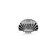 Pince cheveux forme coquillage argent - 1 Pince cheveux forme coquillage argent de la marque Bleu Libellule - 1