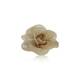Barrette avec fleur beige en tulle - 1 Barrette avec fleur beige en tulle de la marque Bleu Libellule - 1
