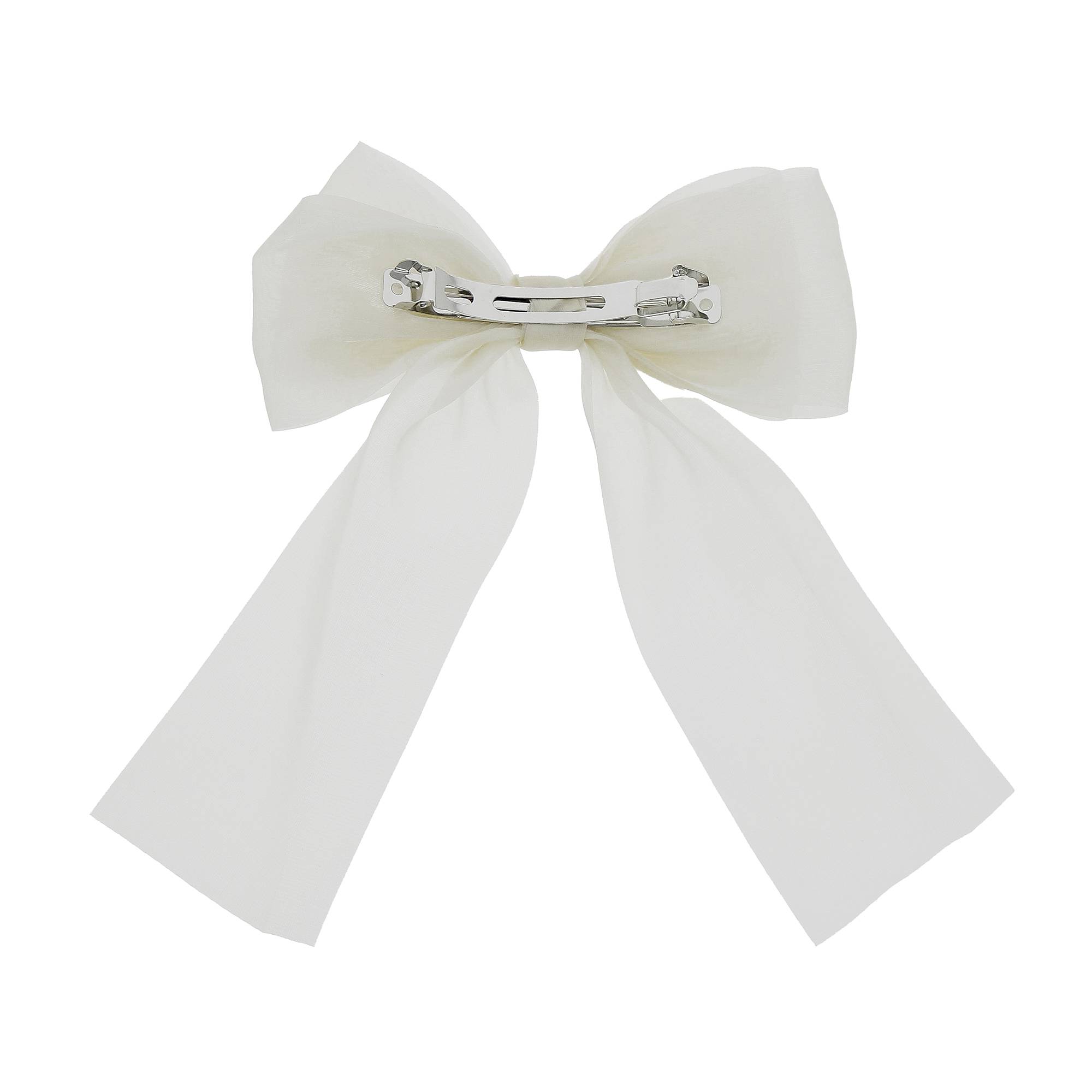 Barette cheveux avec nœud crème de la marque Bleu Libellule - 1