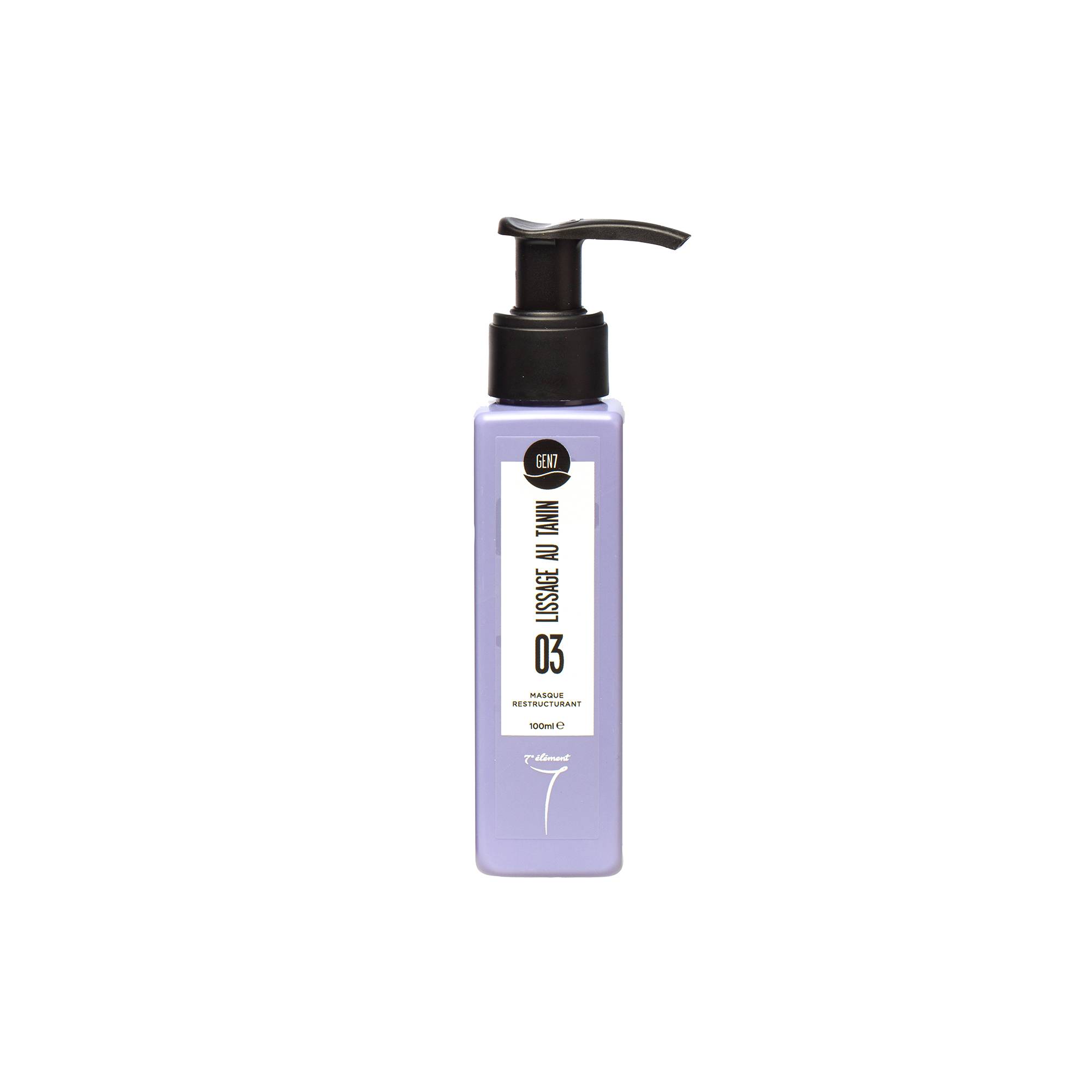 Masque restructurant GEN7 - Lissage au tanin n°3 de la marque 7e ÉLÉMENT Contenance 100ml - 1