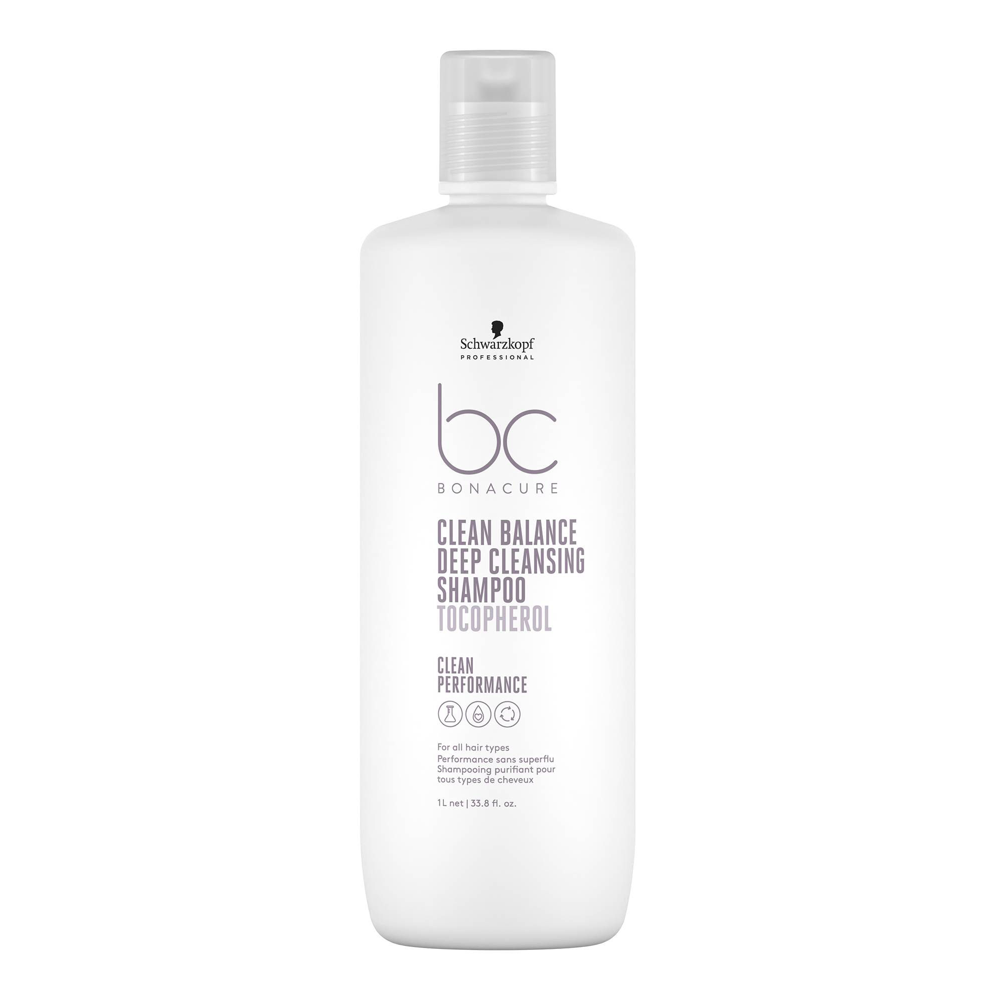 Shampooing Purifiant Clean Balance Deep Cleasing de la marque Schwarzkopf Professional Contenance 1000ml - 1
