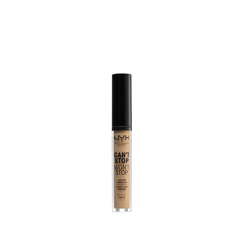 Anti-cernes & correcteur Can't stop won't stop Concealer Natural de la marque NYX Professional Makeup Contenance 3ml - 1