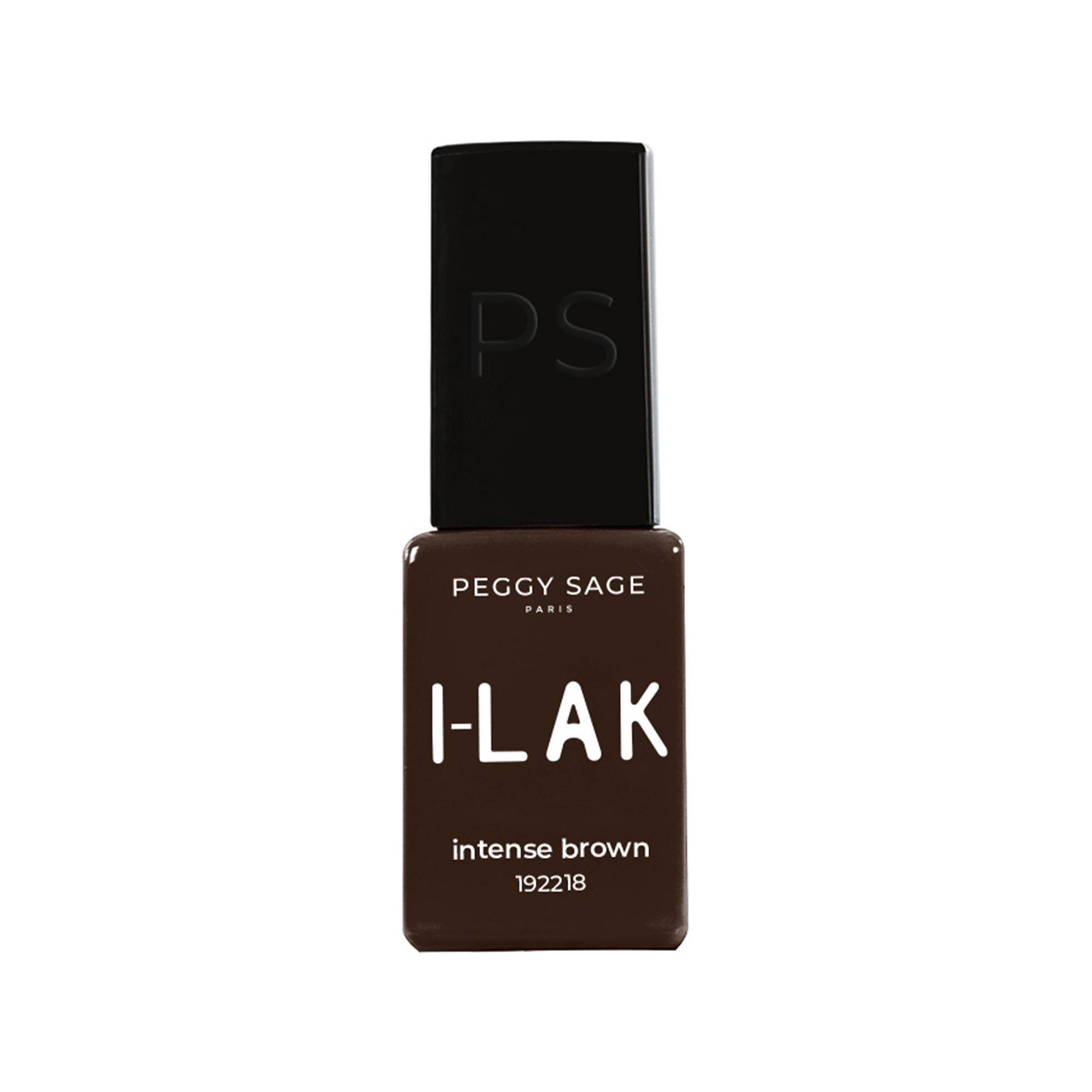 Vernis semi-permanent I-LAK – intense brown – couvrance pro, longue tenue de la marque Peggy Sage Contenance 5ml - 1
