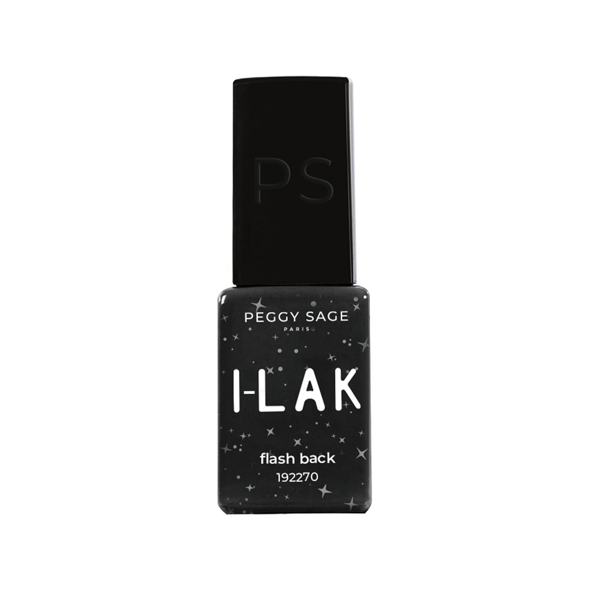 Vernis semi-permanent I-LAK – flash black – couvrance, brillance 3 semaines de la marque Peggy Sage Contenance 5ml - 1