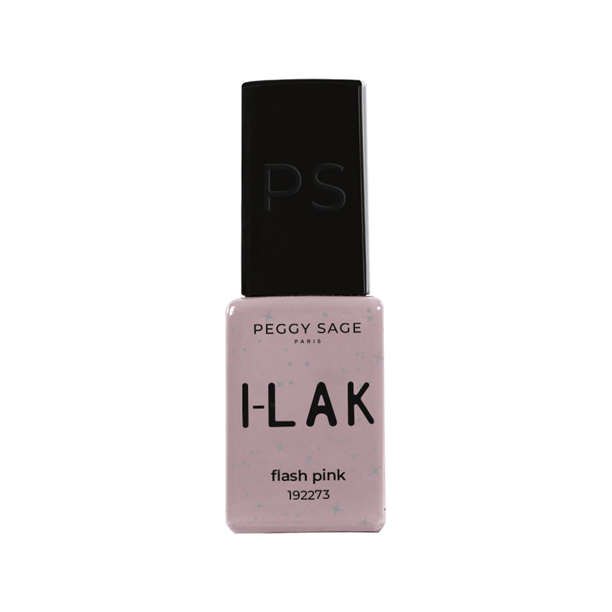 Vernis semi-permanent I-LAK – flash pink – brillance, tenue 3 semaines de la marque Peggy Sage Contenance 5ml - 1
