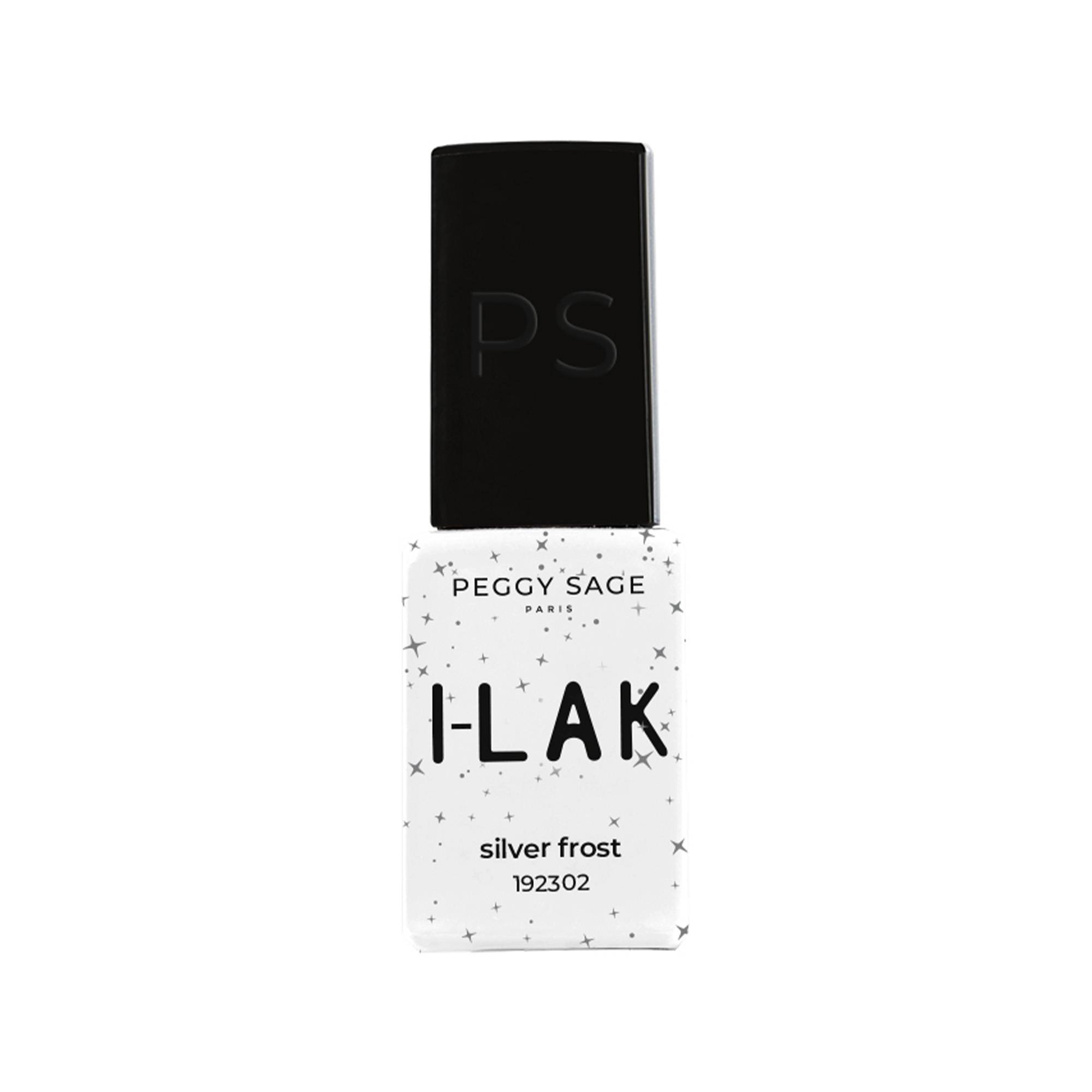 Vernis semi-permanent I-LAK – silver frost – brillance, tenue 3 semaines de la marque Peggy Sage - 1