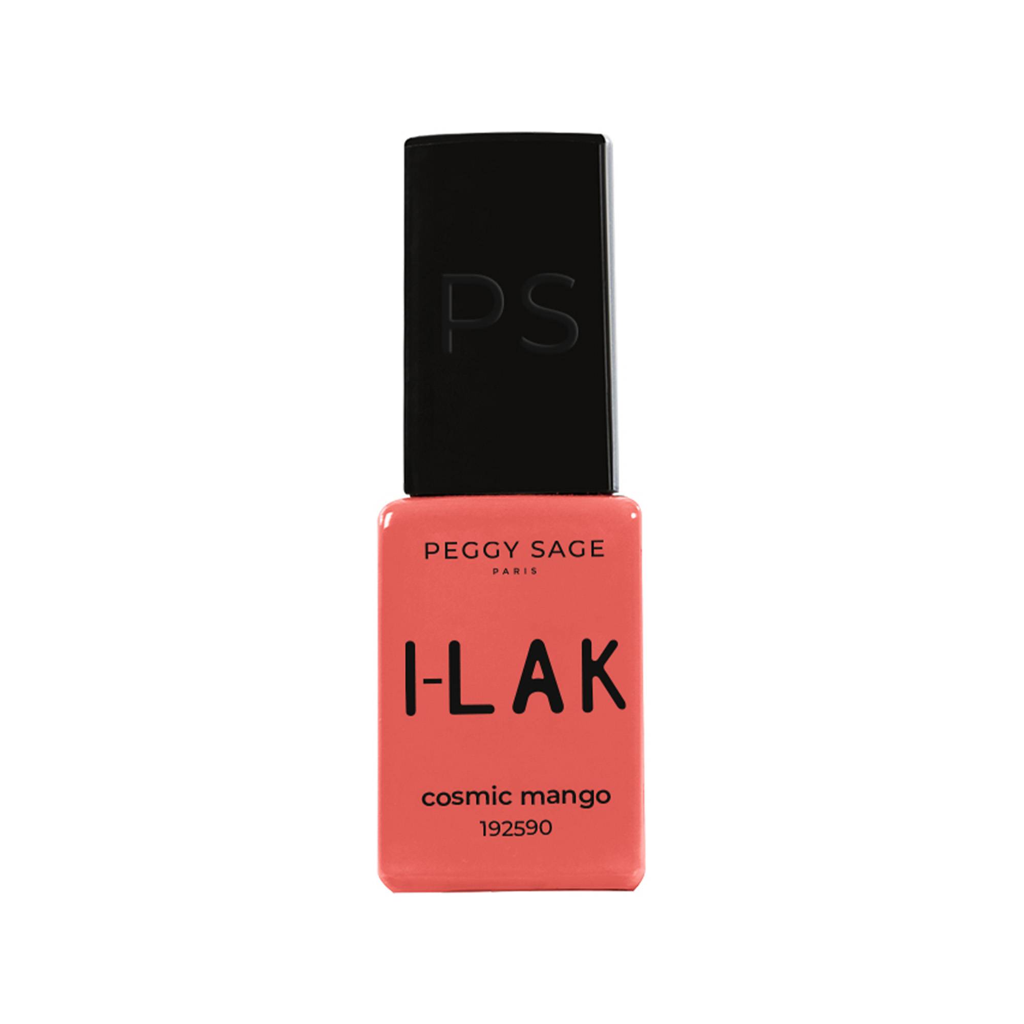 Vernis semi-permanent I-LAK – cosmic mango – éclat vif, tenue 3 semaines de la marque Peggy Sage Contenance 5ml - 1