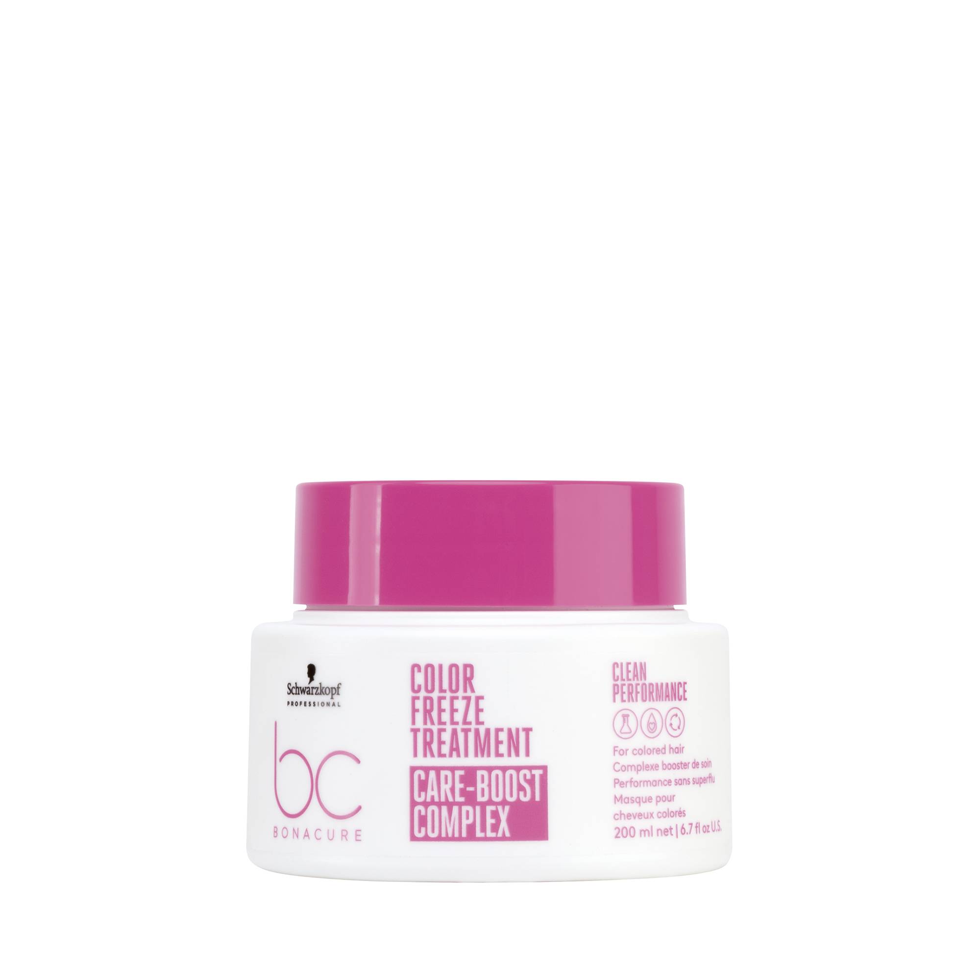 Masque cheveux colorés BC Clean Color Freeze Care-Boost Complex de la marque Schwarzkopf Professional Contenance 200ml - 1