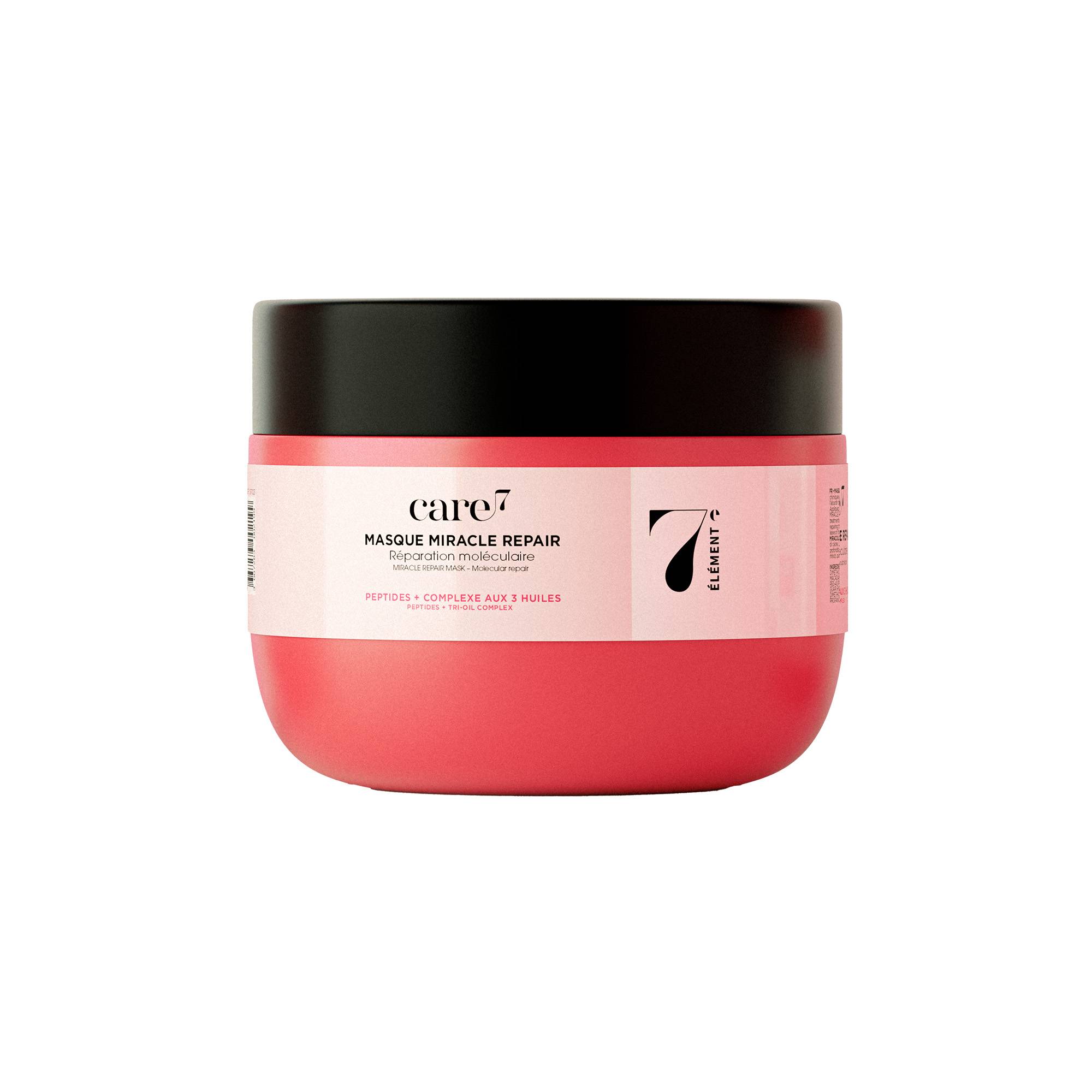 Masque reconstructeur Miracle Repair – douceur, brillance, protection de la marque 7e ÉLÉMENT Contenance 300ml - 1